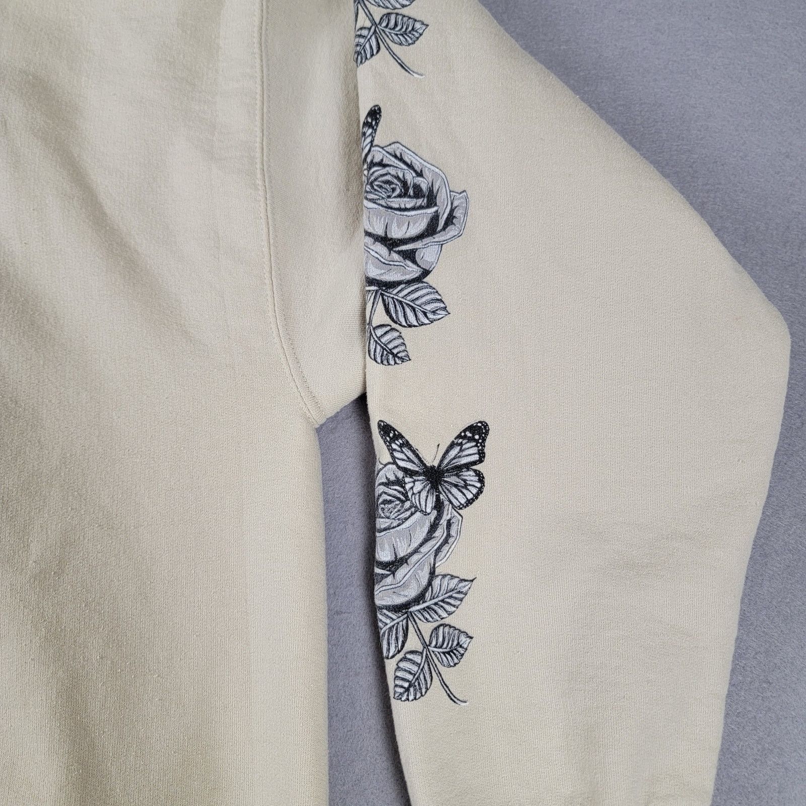 Brave Soul Lost Soul Skull Japanese Streetwear Hoodie Mens Sz L Beige Size US L / EU 52-54 / 3 - 5 Thumbnail