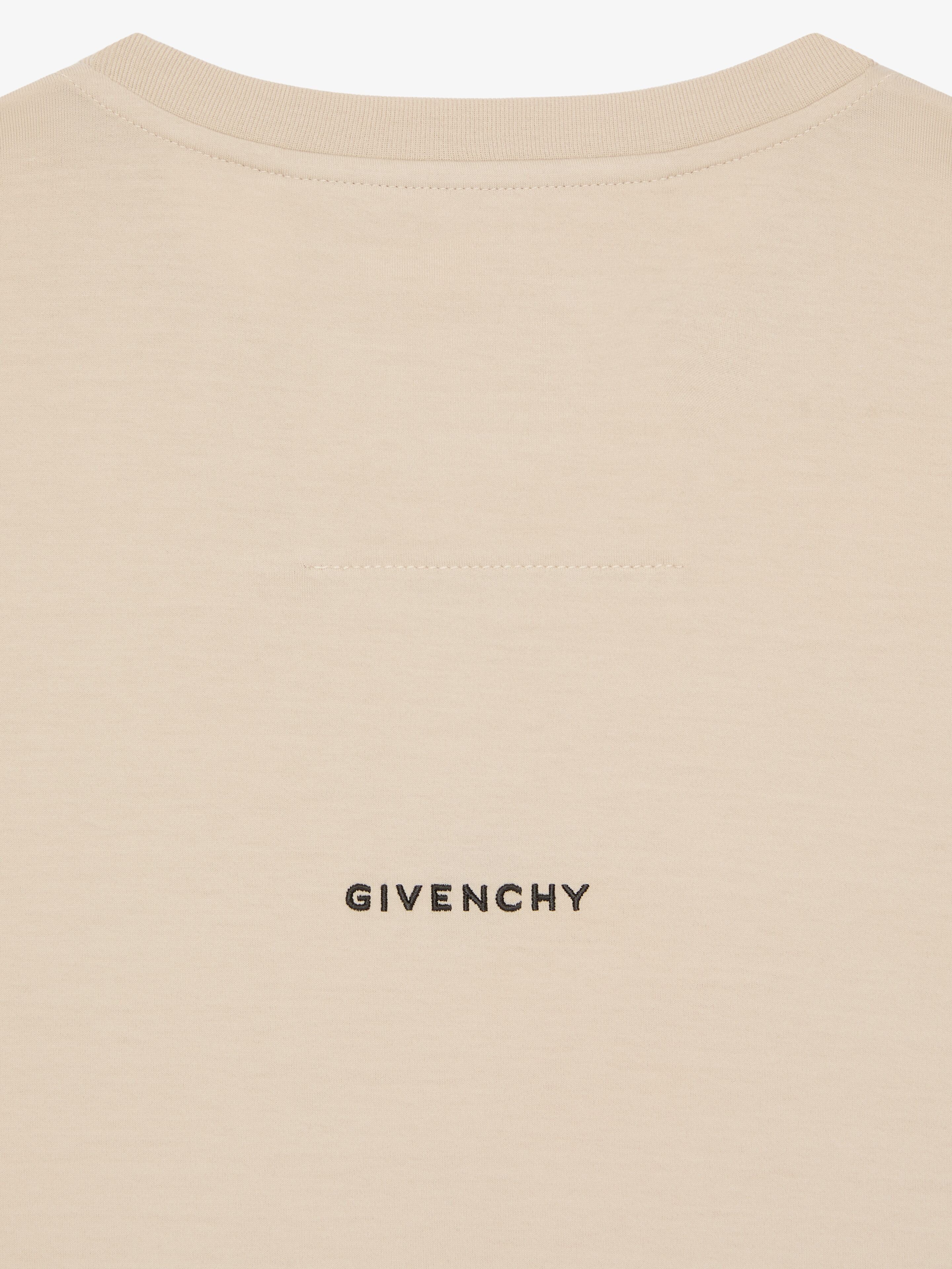 Givenchy o1srvl11e0925 Slim Fit T-Shirt in Beige Size S / US 4 / IT 40 - 4 Thumbnail