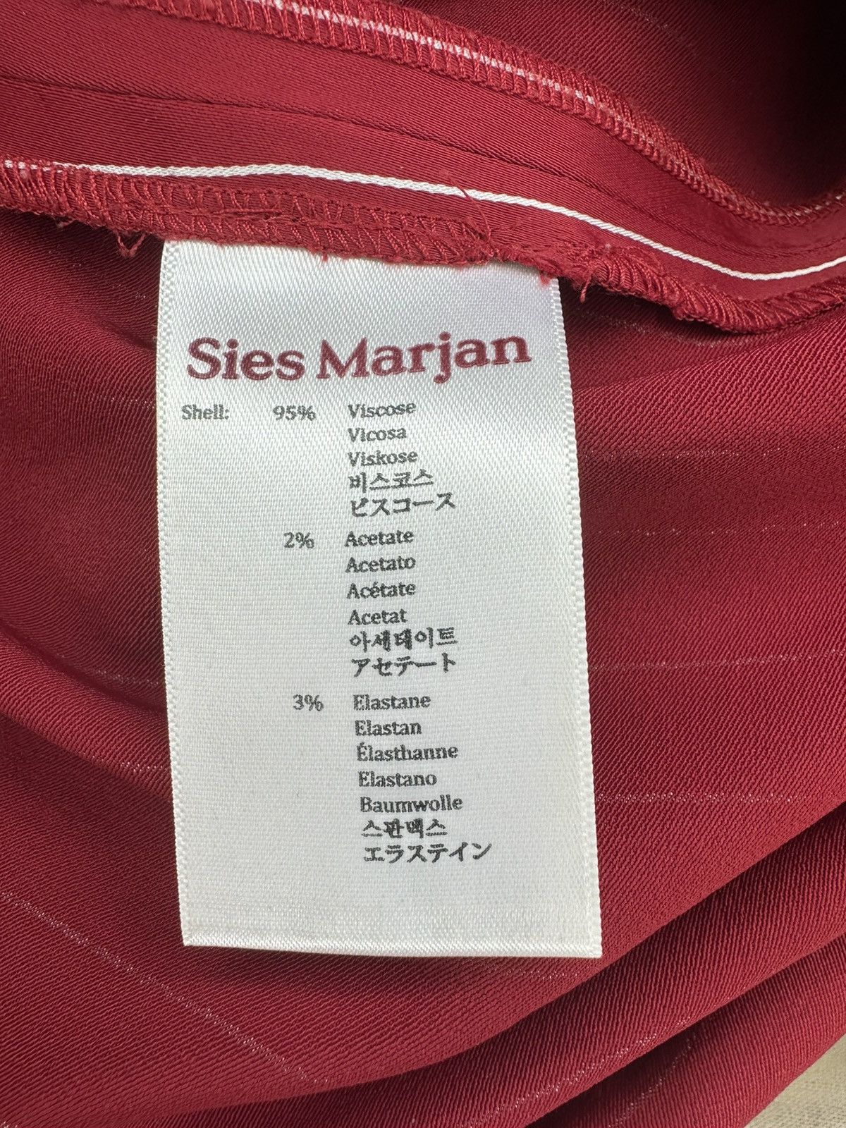 Sies Marjan Sies Marjan Pinstripe Pants Size 26" / US 2 / IT 38 - 5 Thumbnail