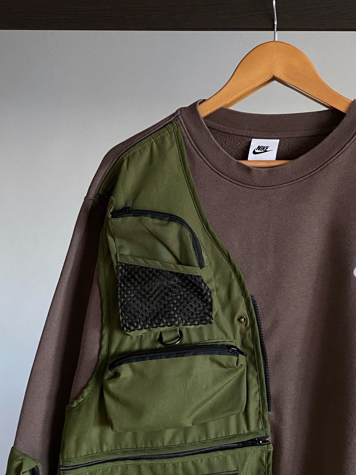 Nike Reworked west multipocket sweatshirt 🟤 Size US XL / EU 56 / 4 - 5 Thumbnail