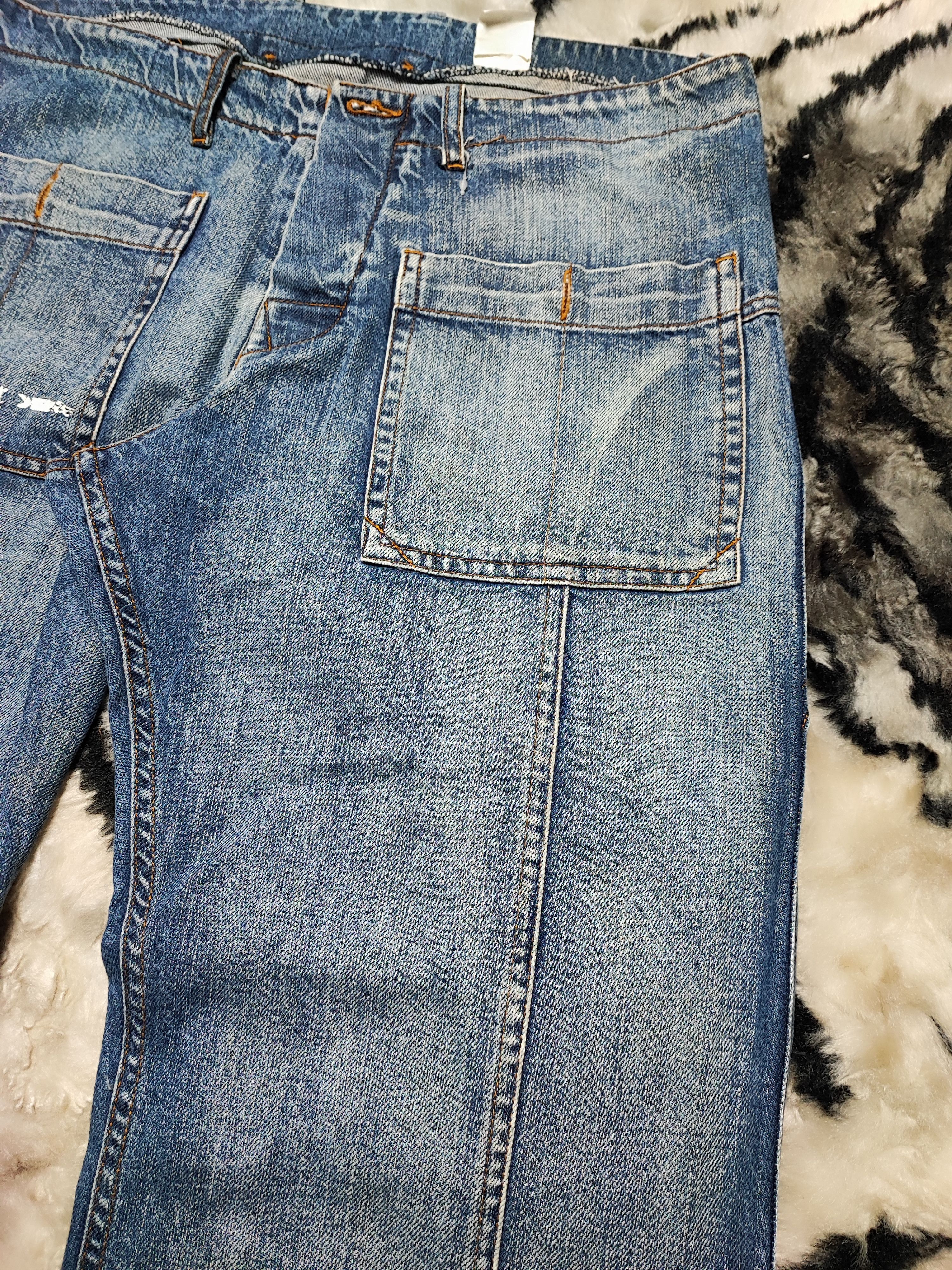 Japanese Brand Skull Denim Bakers Pants Cargo Size US 32 / EU 48 - 9 Thumbnail