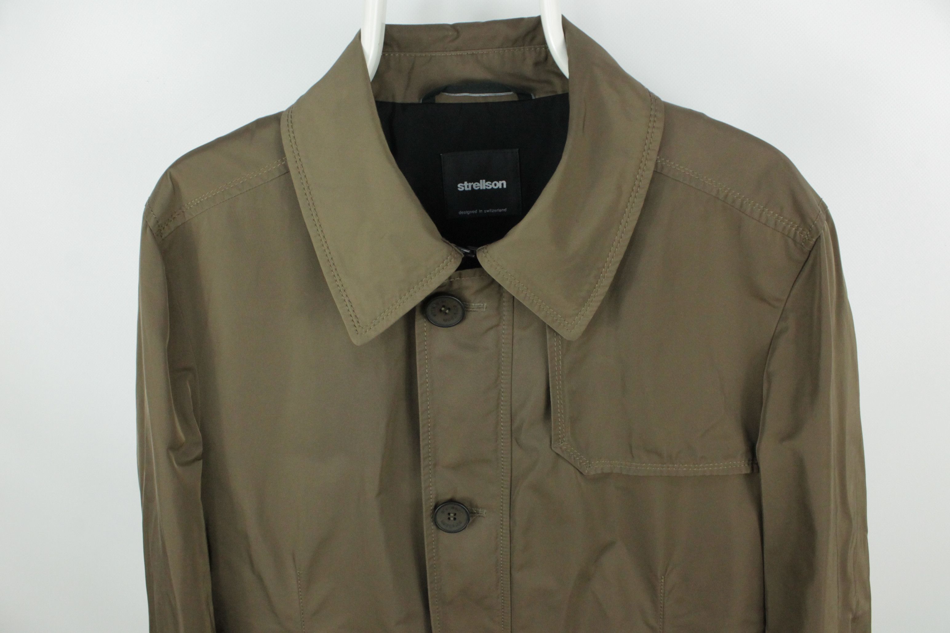 Strellson Strellson Overo Khaki Technical Trench Coat Jacket Men's Size US M / EU 48-50 / 2 - 2 Thumbnail
