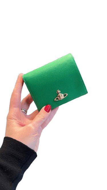 Vivienne Westwood o1f1d3z0426 Size: OS / Saffiano Woman Billfold Wallet Green Size ONE SIZE - 1 Preview