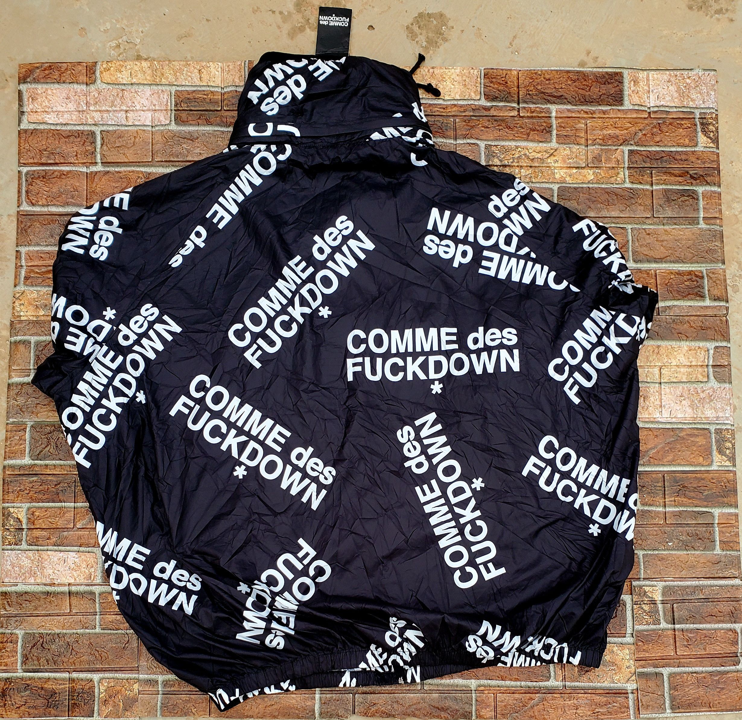 Japanese Brand Comme des Fuck Down windbreaker jacket Size US L / EU 52-54 / 3 - 2 Thumbnail