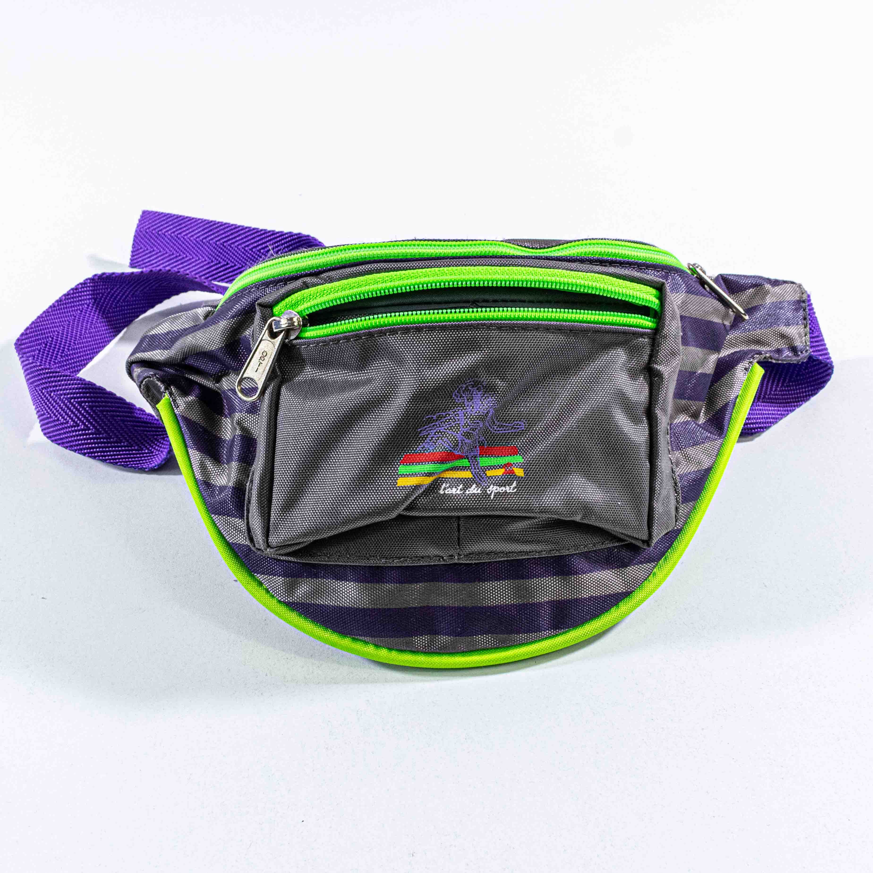Le Coq Sportif Vintage Le Coq Sportif Fanny Pack Bag Neon Rave Waist Bag Size ONE SIZE - 2 Thumbnail