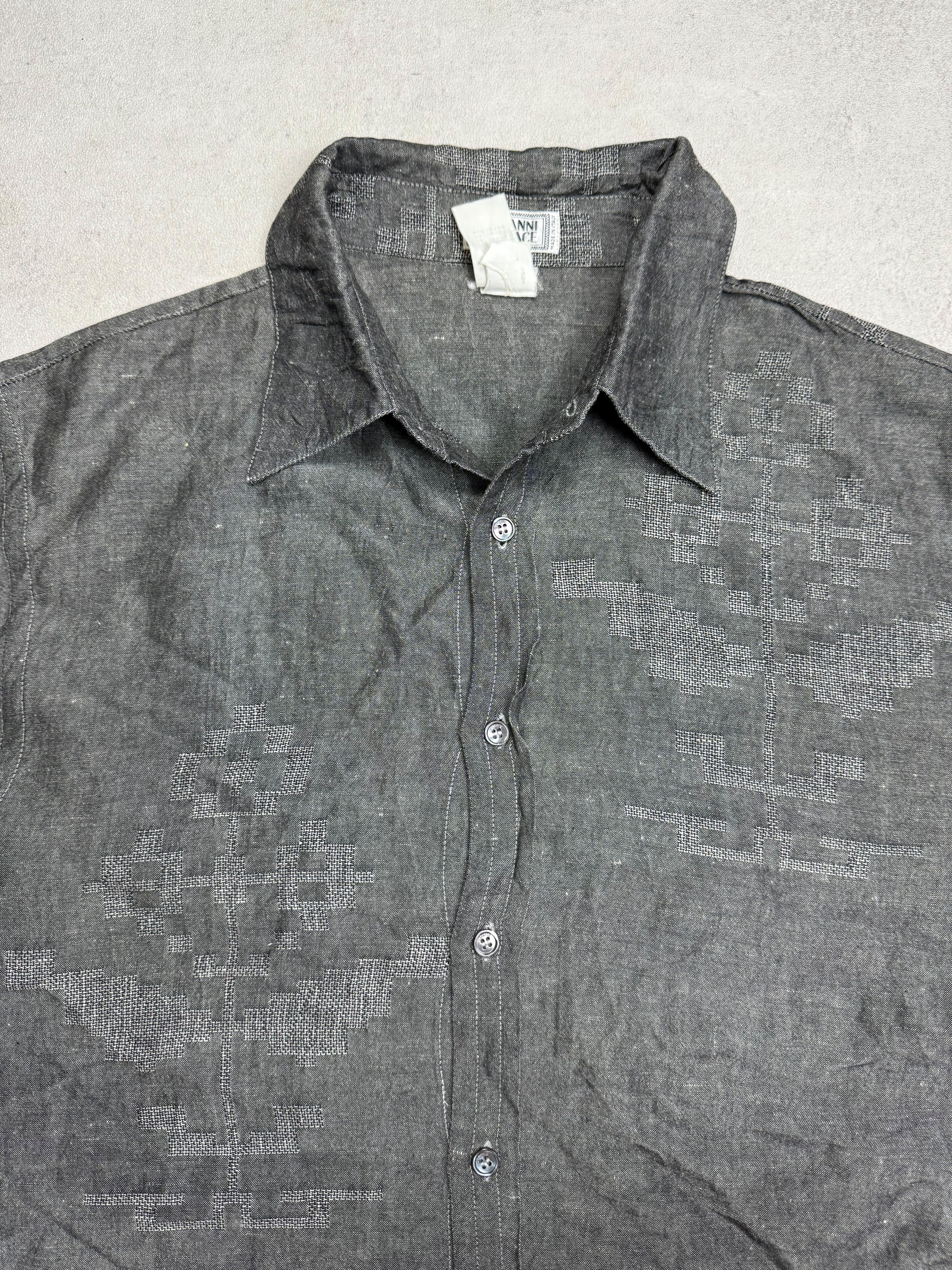 Versace Vintage Gianni Versace Shirt Size US L / EU 52-54 / 3 - 3 Thumbnail