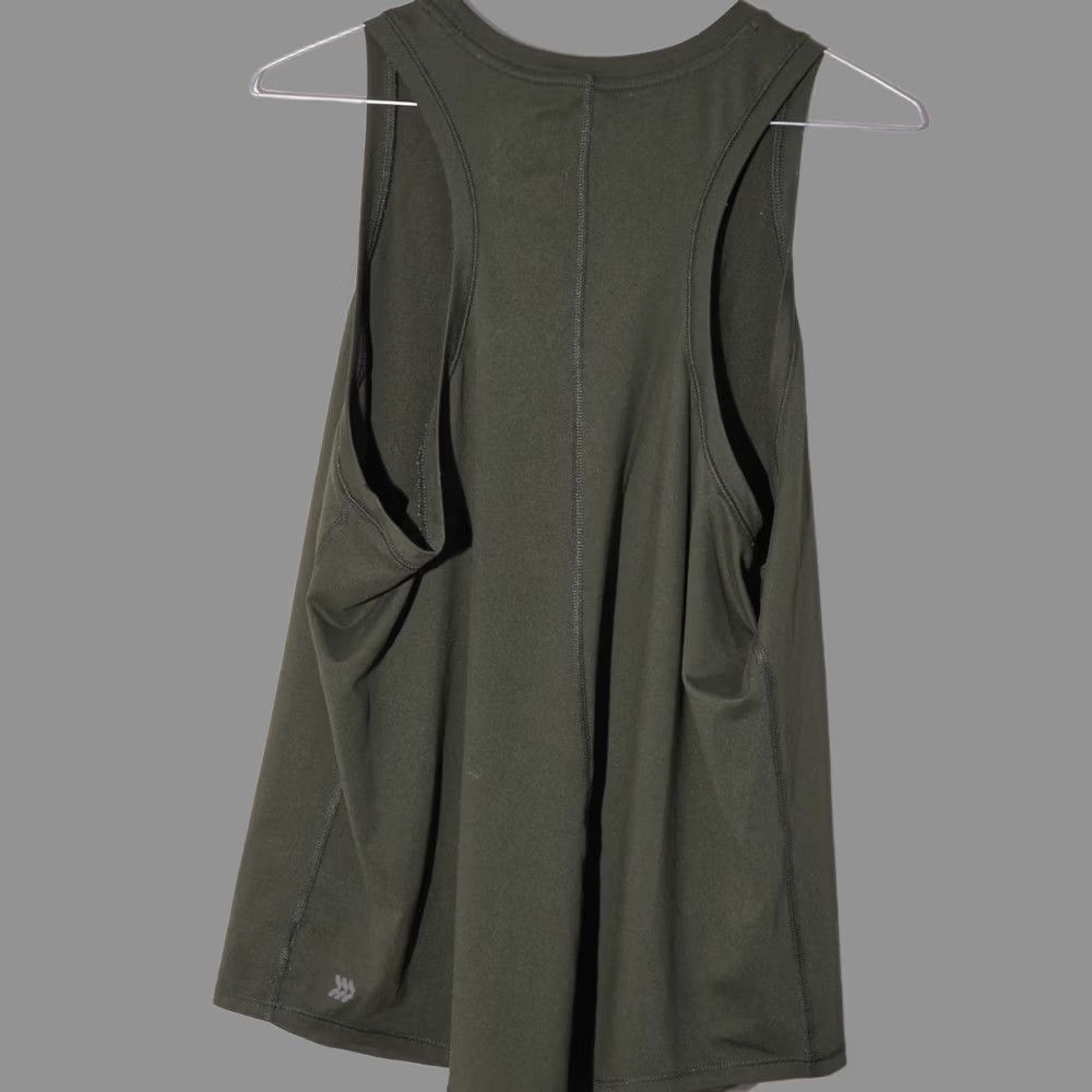 Vintage All In Motion Women's Tank Activewear Moisture Wicking Dark Green Large Size L / US 10 / IT 46 - 1 Thumbnail
