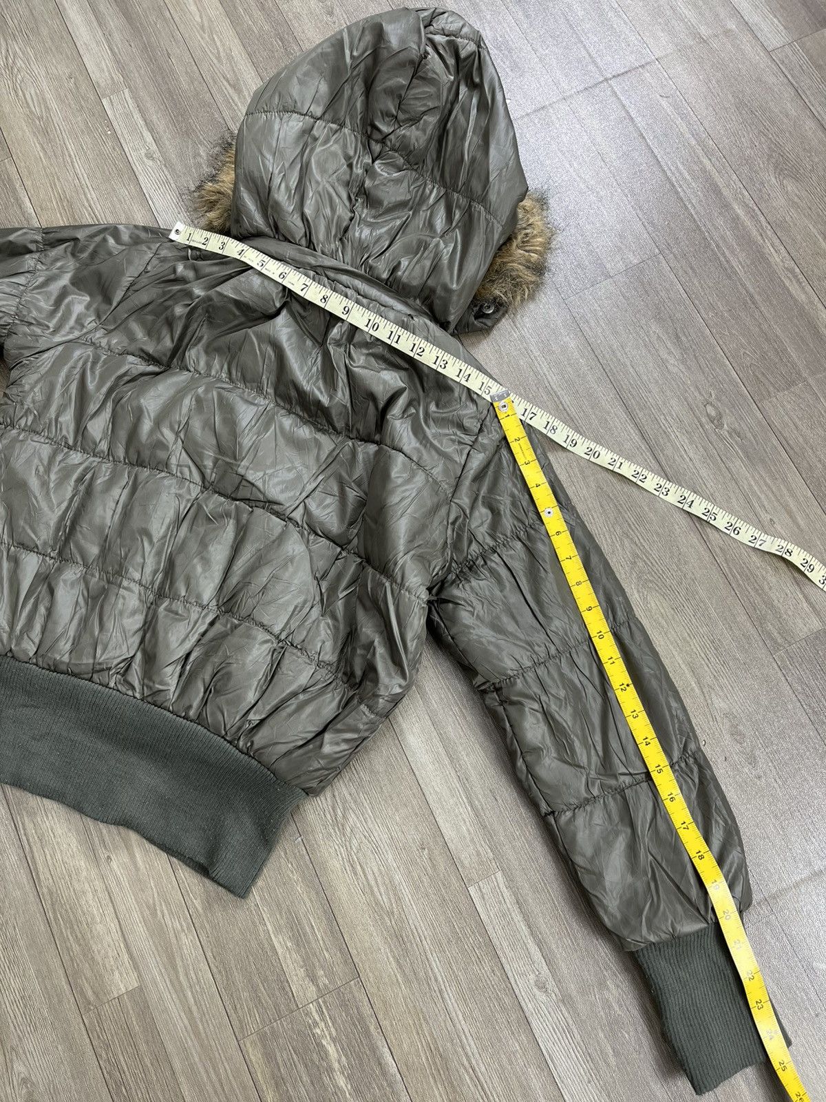 Japanese Brand 2000s Brown Sugar Boxy Fur Down Jacket Winter Goa Lgb Style Size US M / EU 48-50 / 2 - 18 Thumbnail