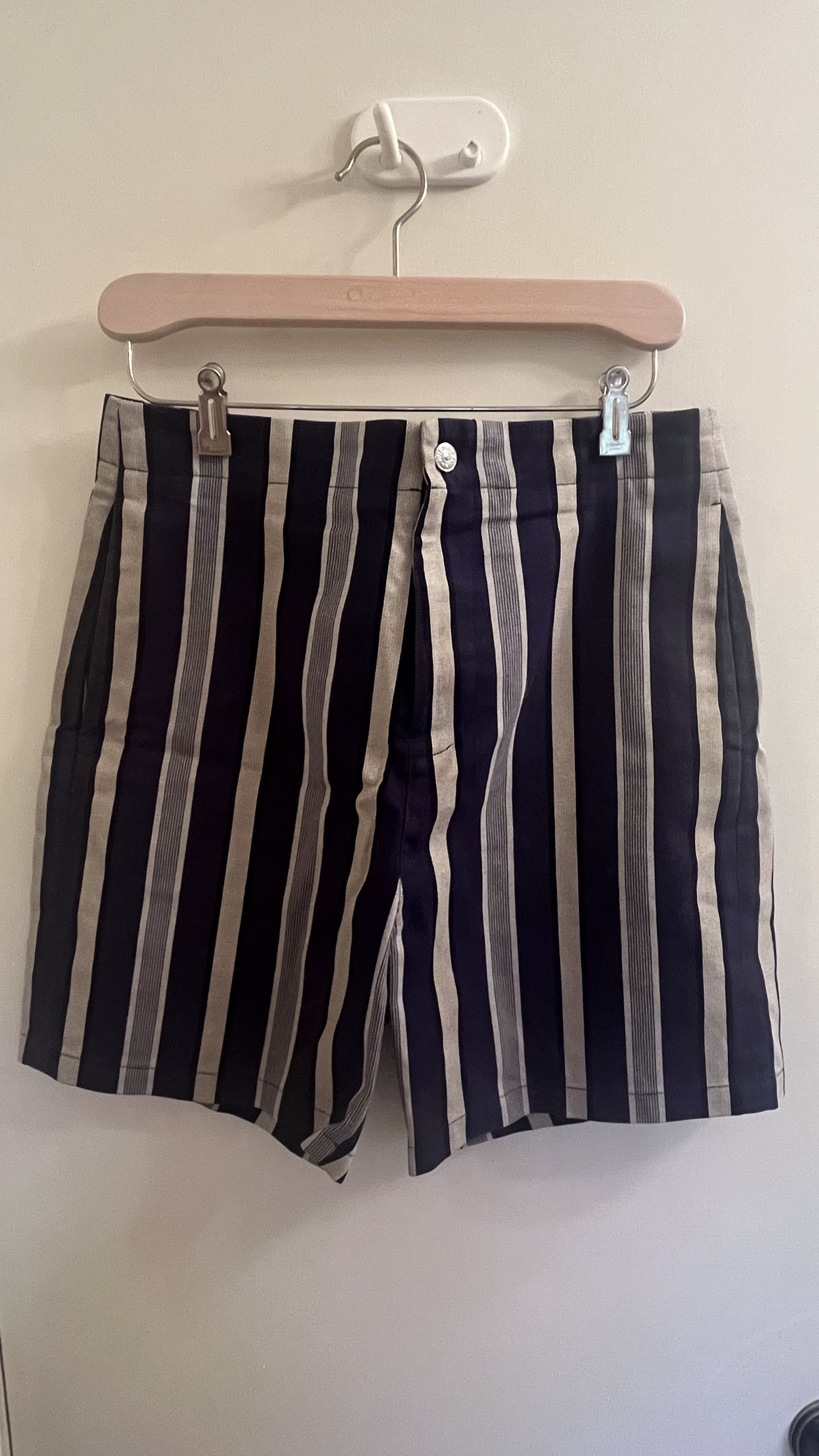 Acne Studios Acne Studios Striped Shorts Size US 32 / EU 48 - 2 Thumbnail