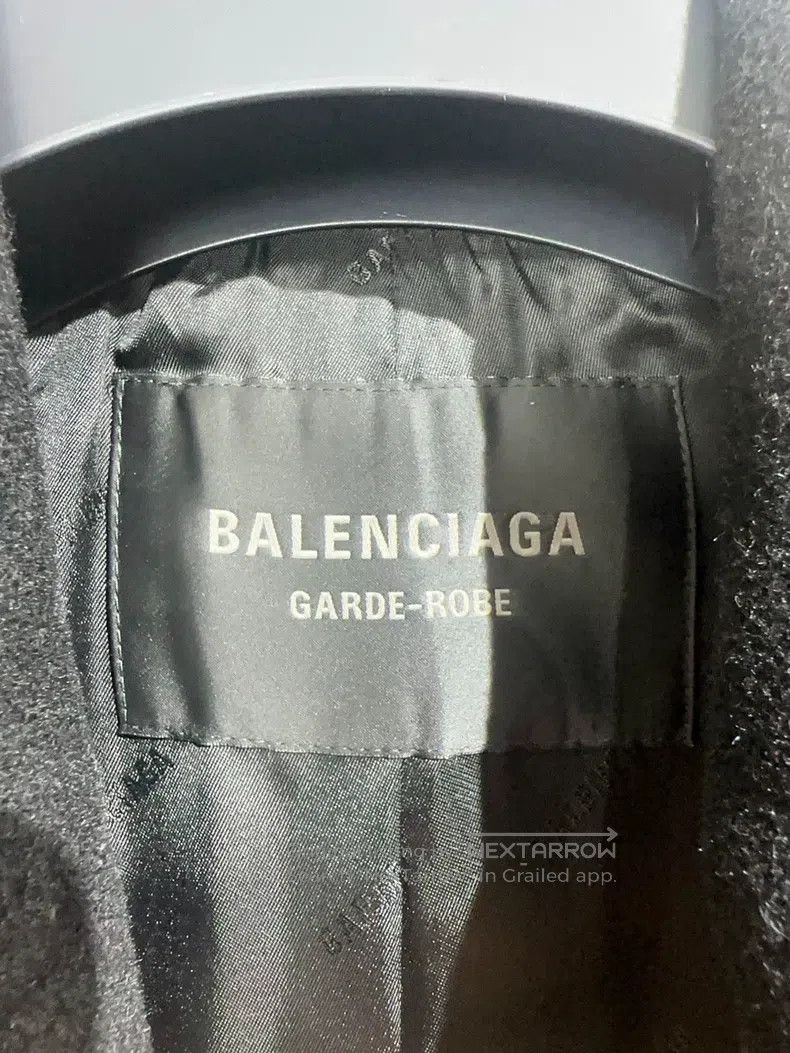 Balenciaga Balenciaga Black Cashmere Overcoat Size L / US 10 / IT 46 - 3 Thumbnail