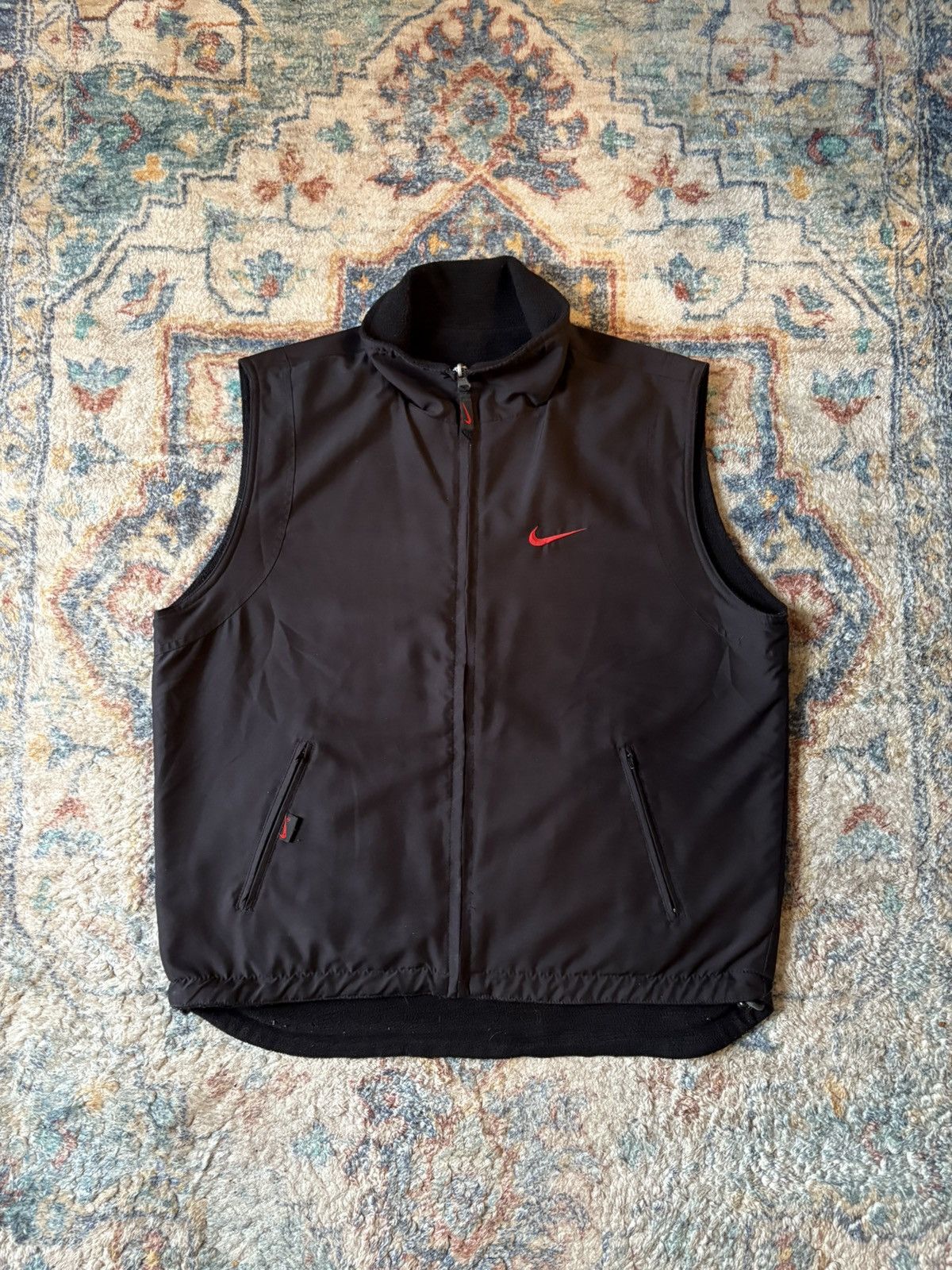 Vintage Vintage Nike Reversible Zip-up Vest Large Size US L / EU 52-54 / 3 - 1 Thumbnail