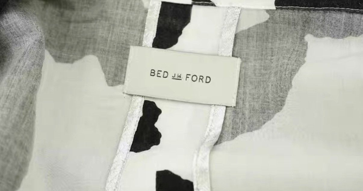 Bed j.w. Ford Bed J.W. Ford Black & White Shawl Collar Shirt Jacket Size US S / EU 44-46 / 1 - 6 Thumbnail