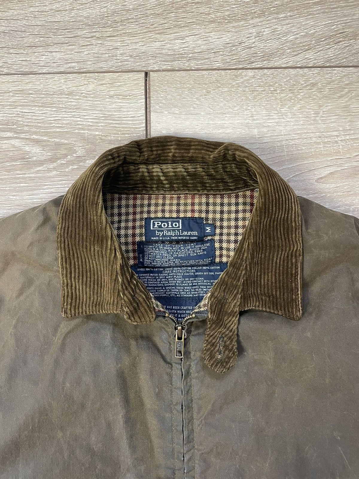 Vintage Polo Ralph Lauren Wax Oil jacket Mens M
