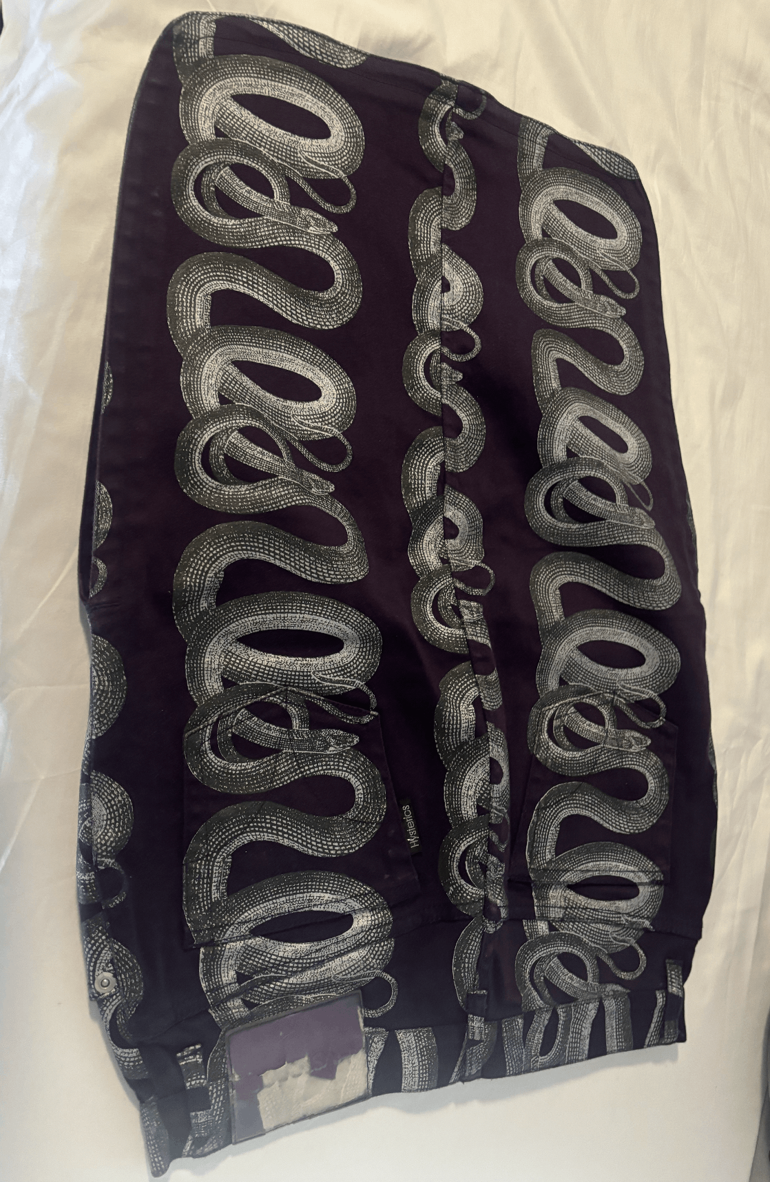 Hysteric Glamour hysteric glamour snake print skirt - deep purple and silver Size 28" / US 6 / IT 42 - 5 Thumbnail