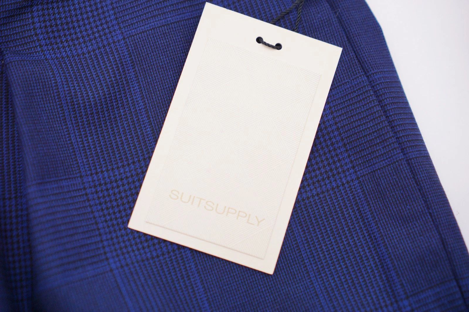 Suitsupply Men Suitsupply Trousers Navy Blue Brescia Regulators US40L Size 40L - 3 Thumbnail