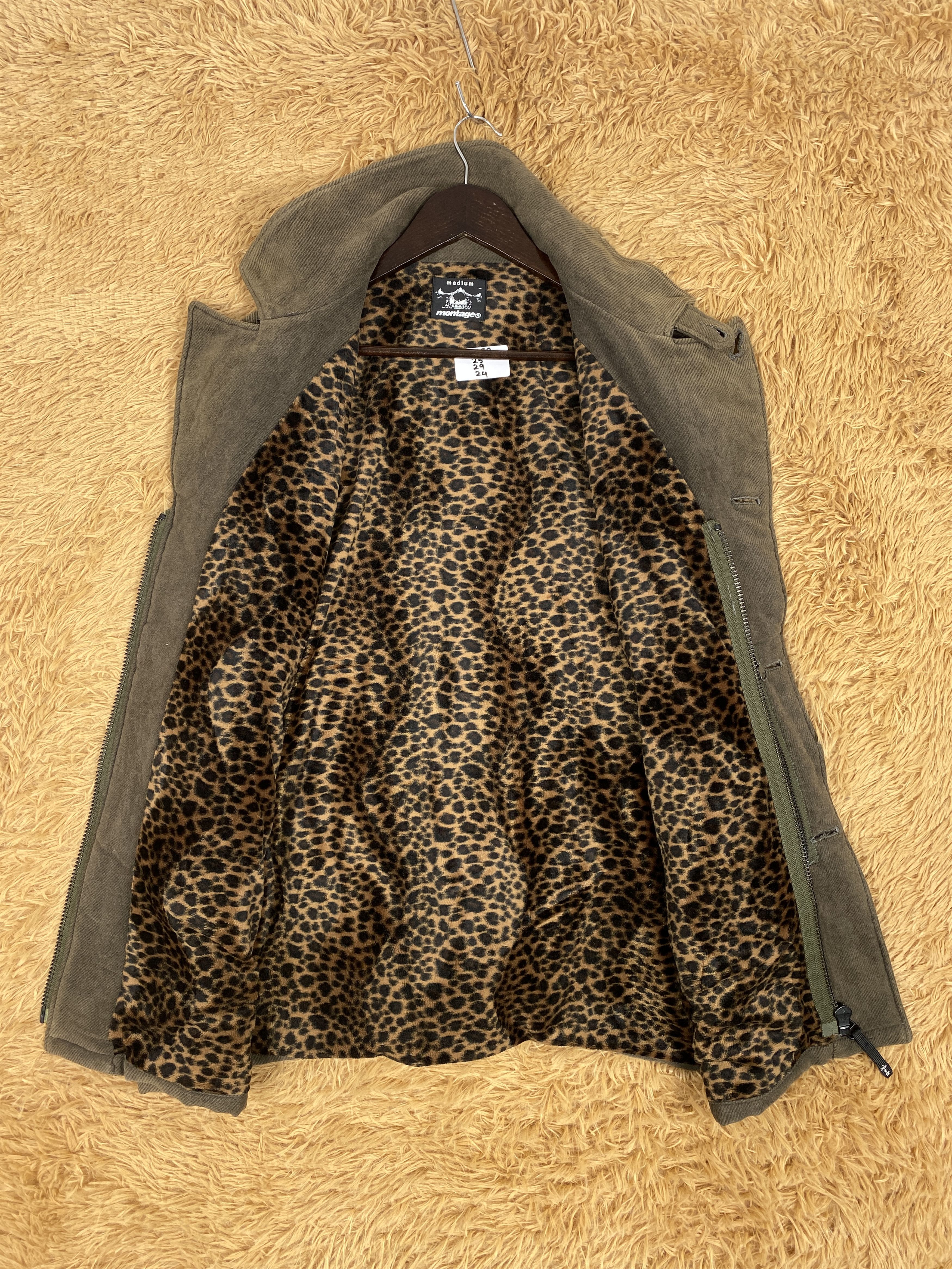 Montage Vintage Montage Leopard Lining Jacket PJ2439 Size US M / EU 48-50 / 2 - 6 Thumbnail