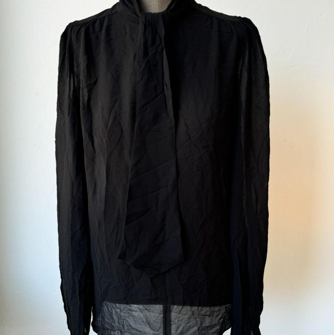 Saint Laurent Paris saint laurent tie blouse Size M / US 6-8 / IT 42-44 - 8 Thumbnail
