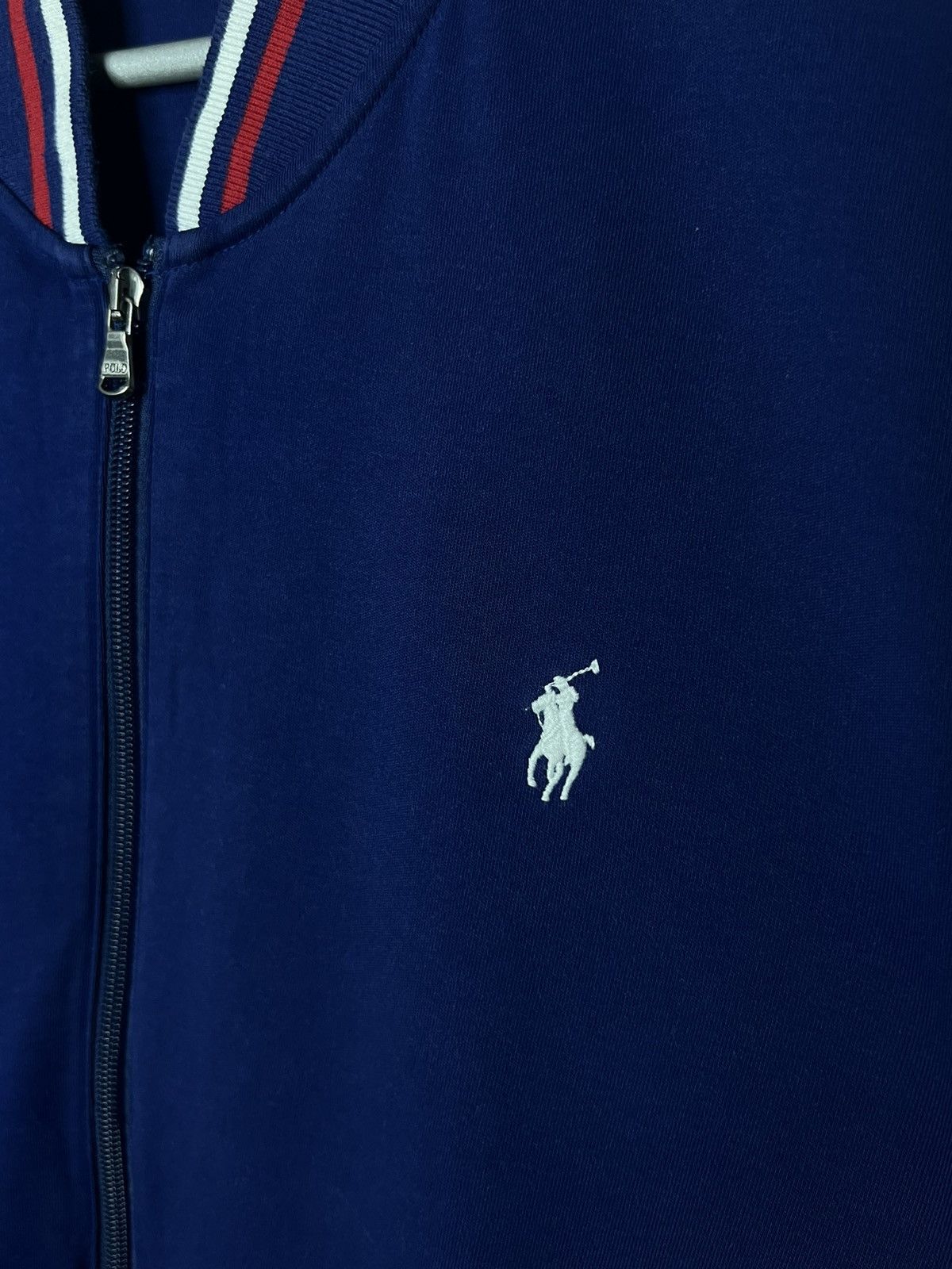 Polo Ralph Lauren × Vintage 🔥Polo Ralph Lauren Royal Blue Full Zip Sweat Jacket Luxury🔥 Size US XL / EU 56 / 4 - 6 Thumbnail