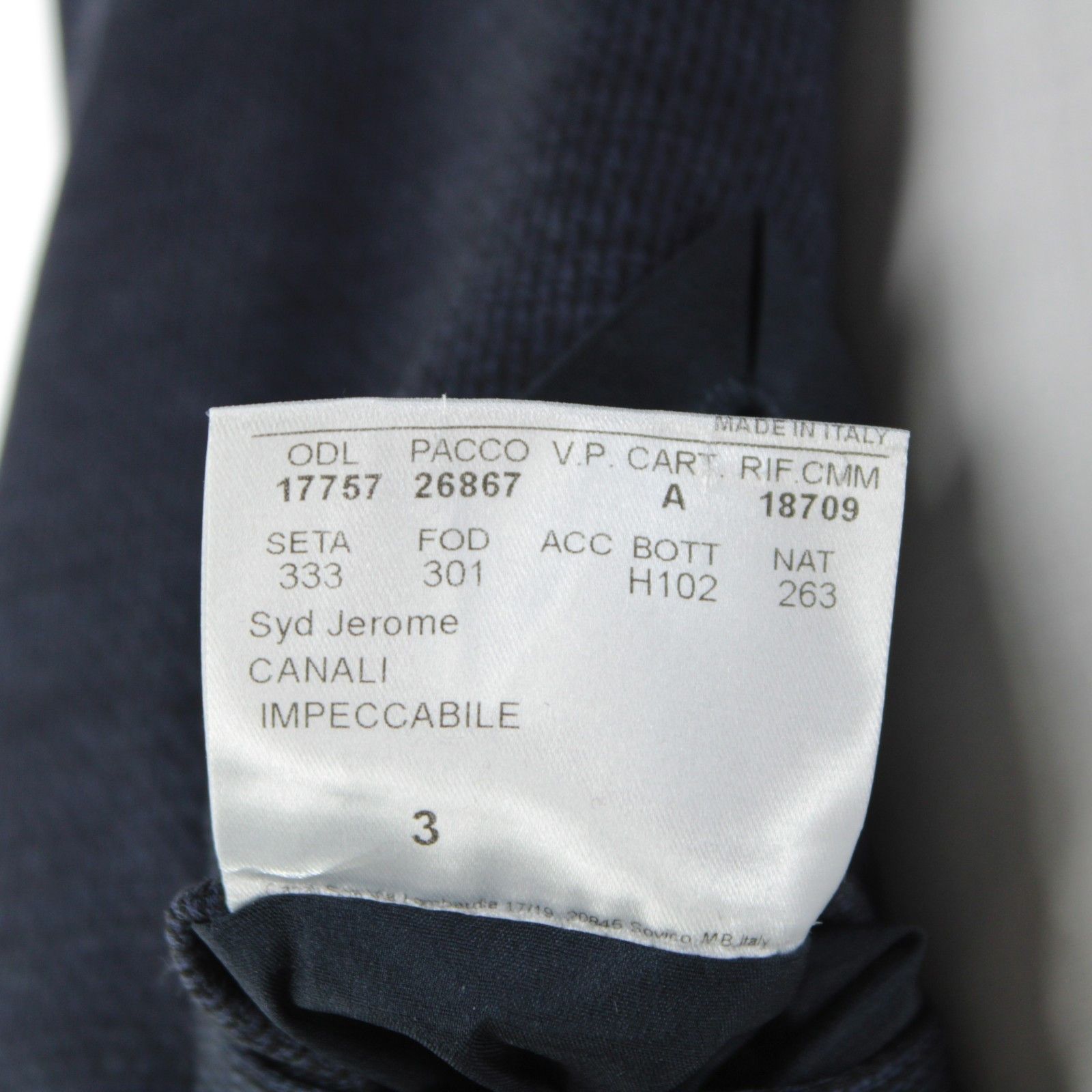 Canali Canali Sport Coat Size 44 Regular US in Blue Size 44R - 9 Thumbnail