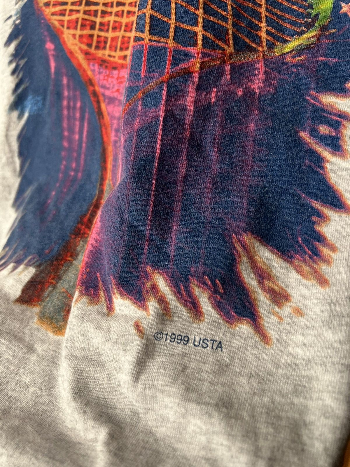 Band Tees US open 1999 USTA TENNIS RAFAEL NADALL Size US S / EU 44-46 / 1 - 2 Thumbnail