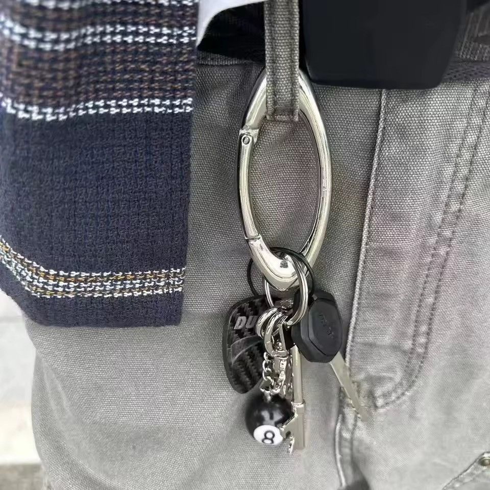 Japanese Brand Oval Keychain Size ONE SIZE - 1 Thumbnail