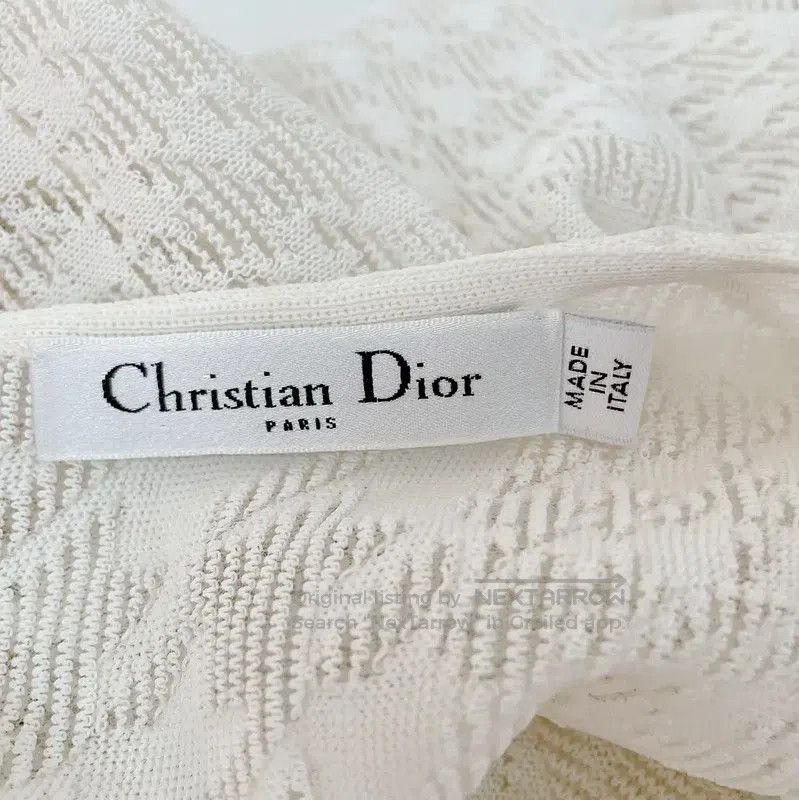 Dior Dior White Long Sleeve Top for Women . Size S / US 4 / IT 40 - 6 Thumbnail