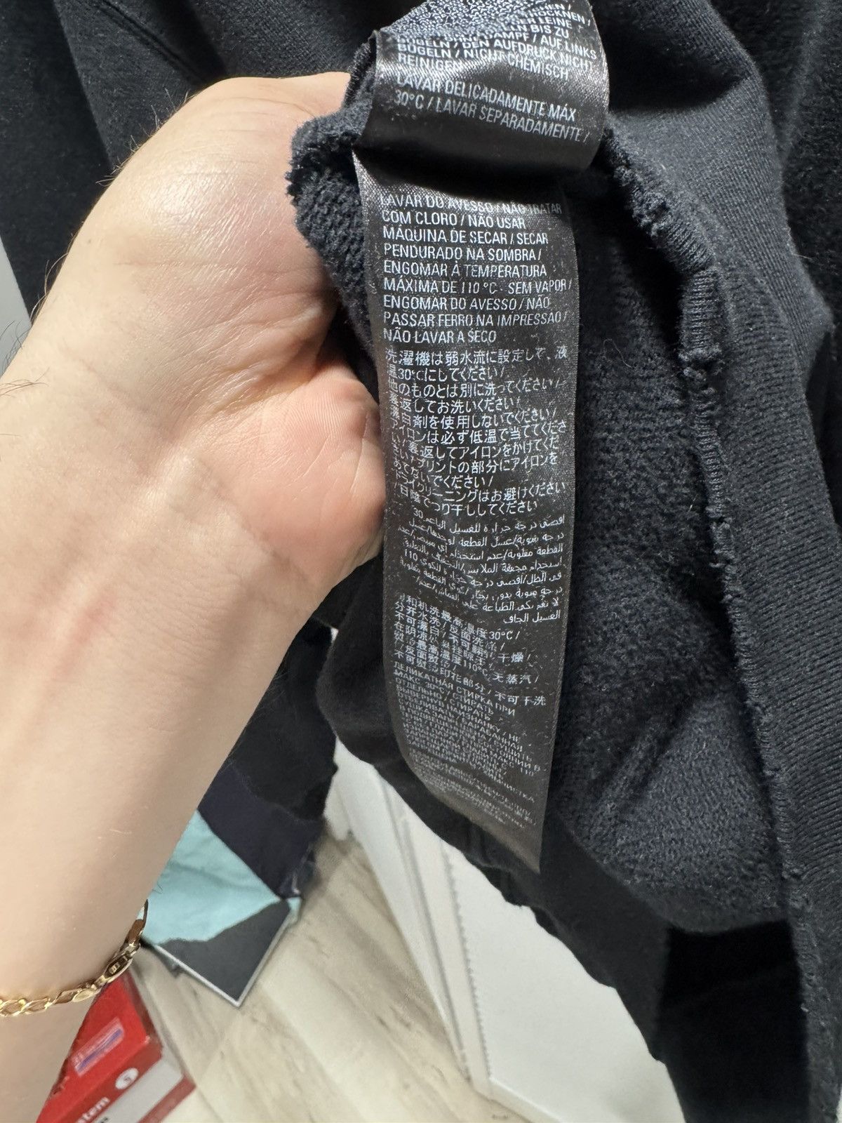 Balenciaga Balenciaga Script Logo Oversize Hoodie (Black) Size US L / EU 52-54 / 3 - 4 Thumbnail