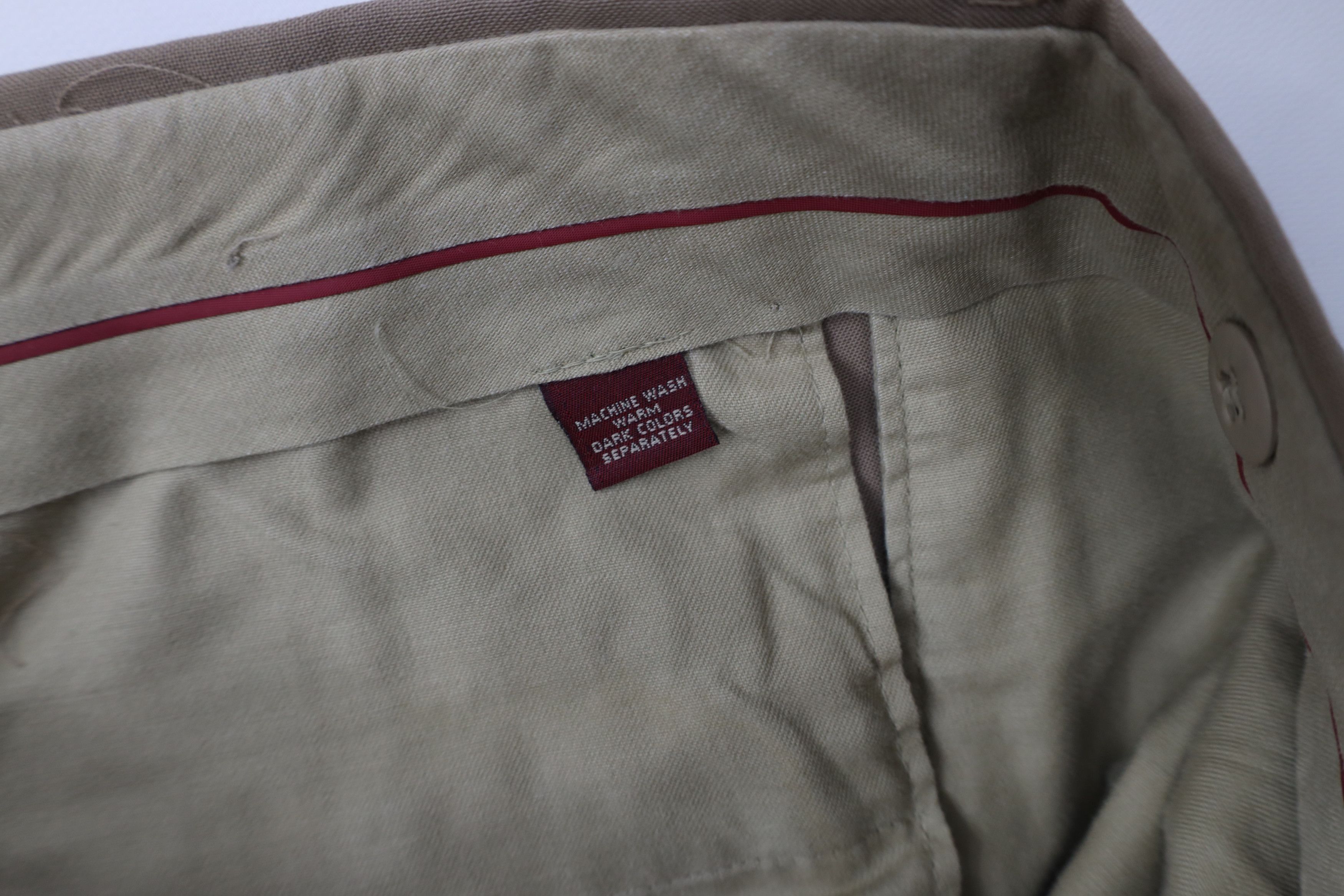 Vintage Vintage 90s Streetwear Gabardine Blend Knit Wide Leg Pants Size US 34 / EU 50 - 11 Thumbnail