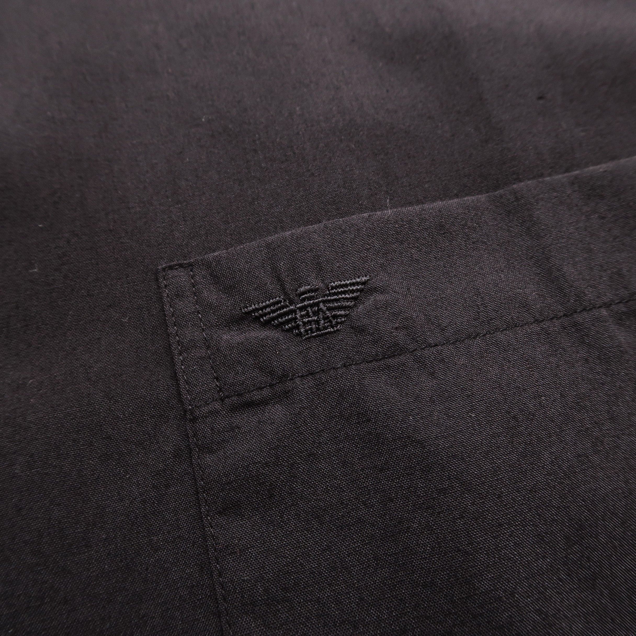 Giorgio Armani 1980s Giorgio Armani Psychedelic Dot Black Shirt Button Up Size US L / EU 52-54 / 3 - 5 Thumbnail