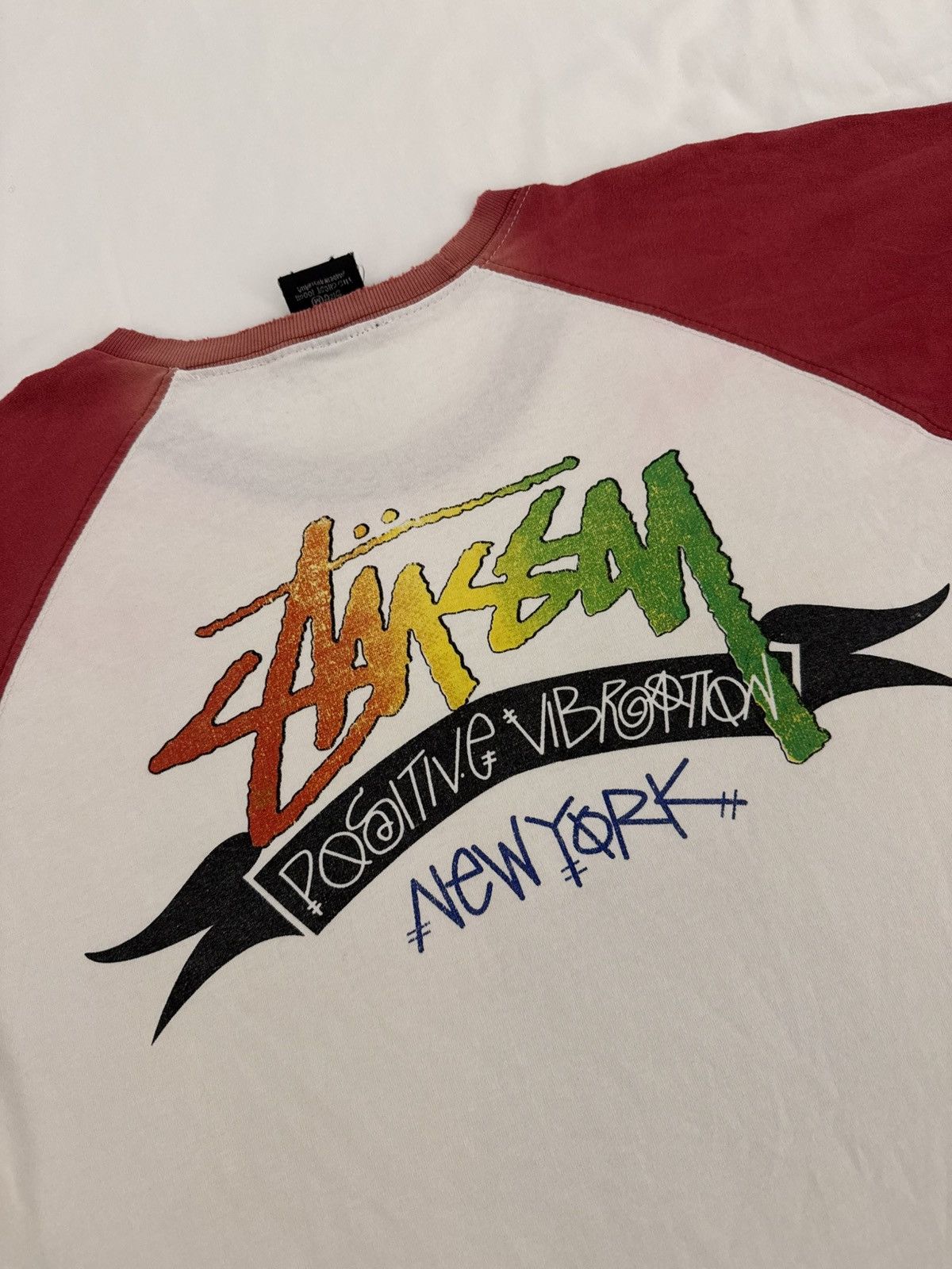 Stussy Vintage Stussy Positive Vibration London Australia tshirt Size US M / EU 48-50 / 2 - 3 Thumbnail