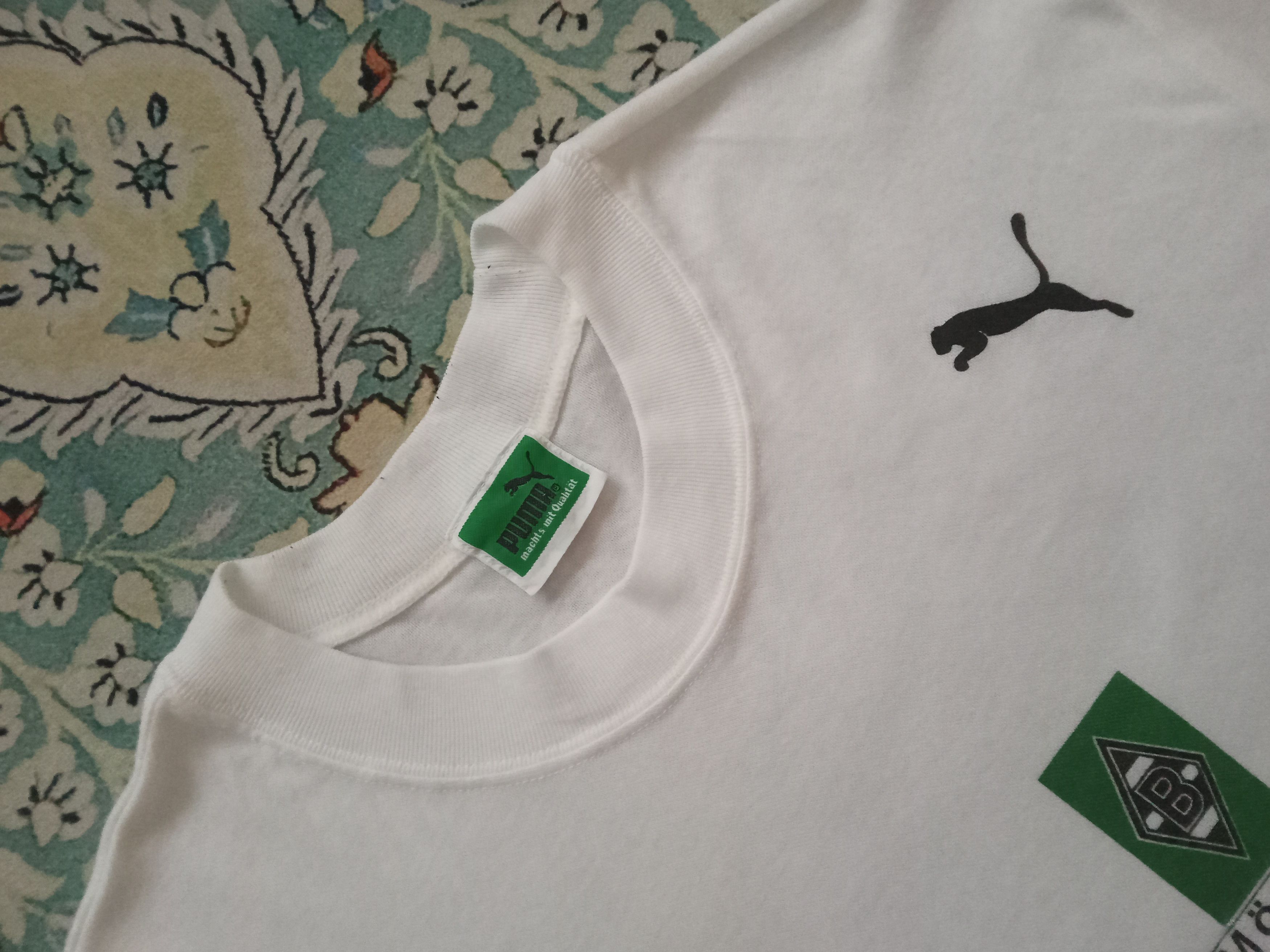 Puma × Vintage Vintage Borussia Puma Rare T Shirt Size US M / EU 48-50 / 2 - 8 Thumbnail