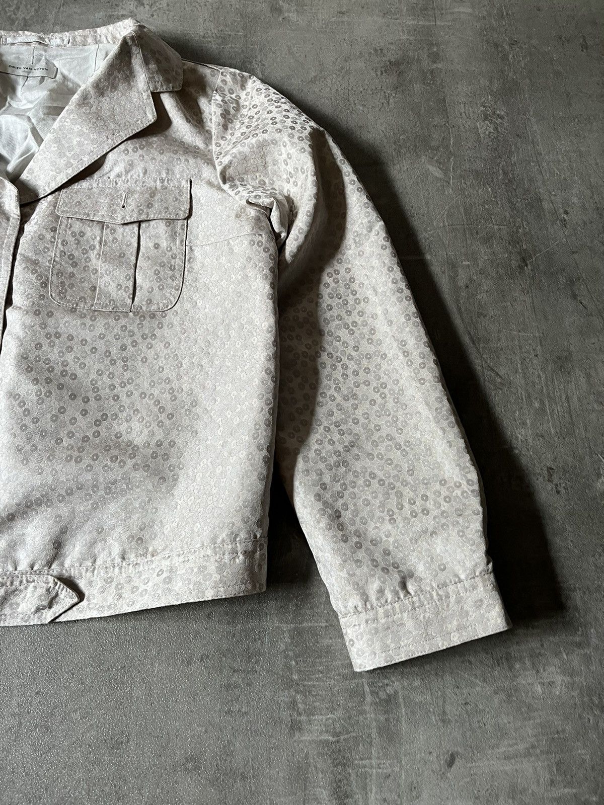 Dries Van Noten Dries Van Noten silk button up jacket polka dot Size L / US 10 / IT 46 - 3 Thumbnail