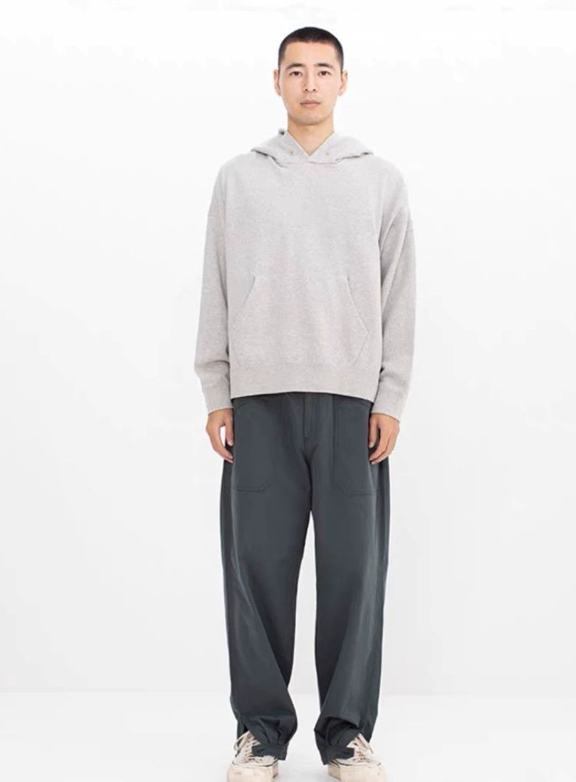 Visvim VISVIM 23SS CAMPUS HOODIE P.O. CASHMERE BLEND GRAY 3 Size US L / EU 52-54 / 3 - 1 Thumbnail