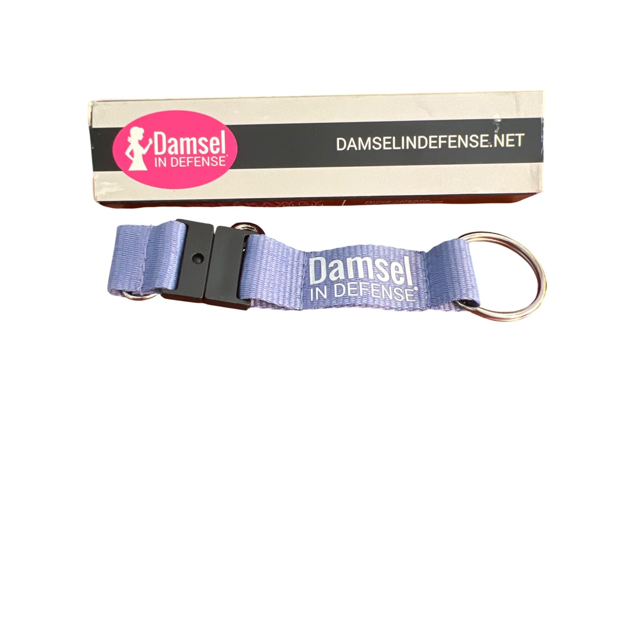 Other Damsel In Defense Breakaway Keychain Purple Nylon Carabiner Size ONE SIZE - 1 Thumbnail