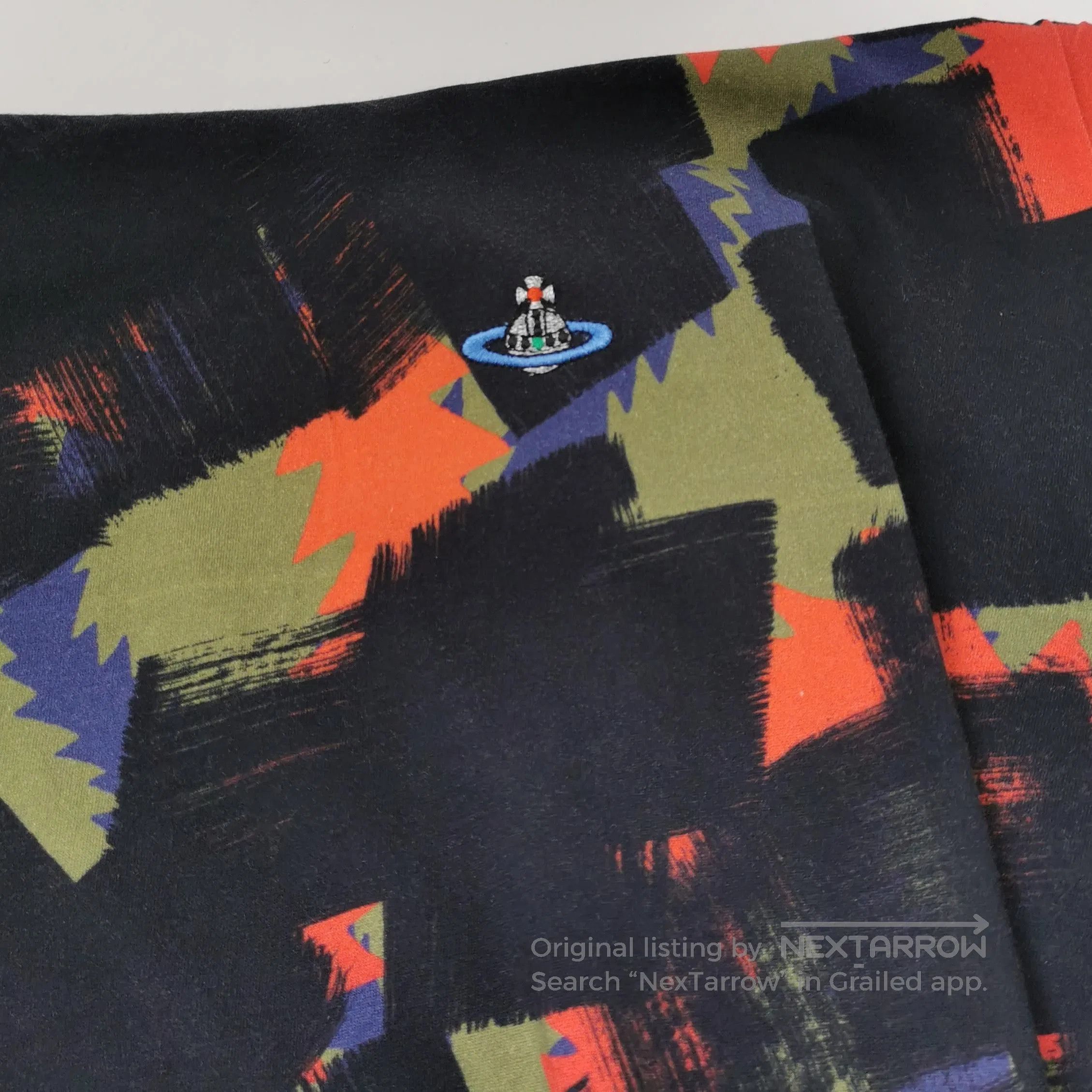 Vivienne Westwood Vivienne Westwood M Cotton Colorblock Logo T-Shirt. Size US M / EU 48-50 / 2 - 1 Thumbnail