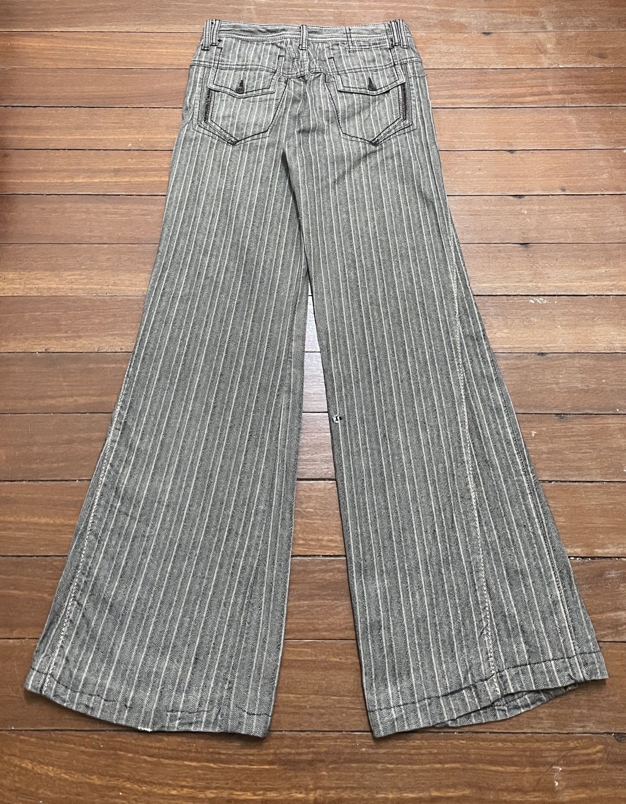 Marithe + Francois Girbaud Rare Vintage Marithe Francois Girbaud Flared Jeans 1990s Size US 28 / EU 44 - 2 Thumbnail