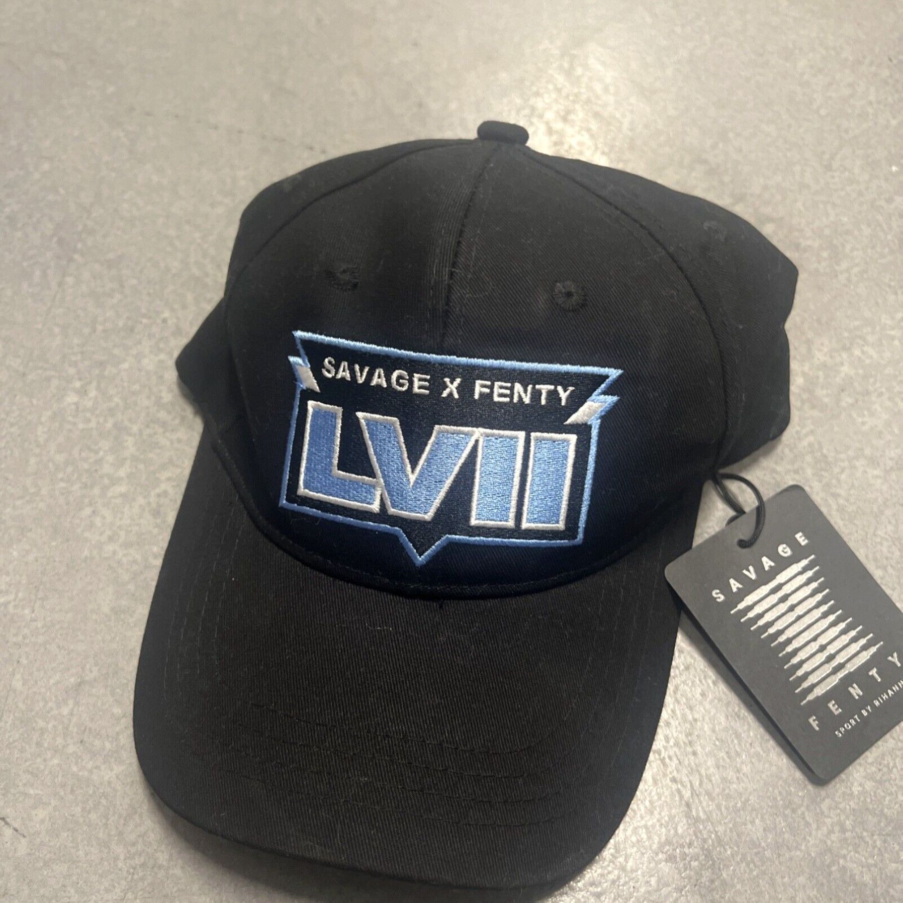 Vintage Savage x Fenty Super Bowl LVII Hat Cap - Black - NWT adjustable hat - Rihanna Size ONE SIZE - 3 Thumbnail