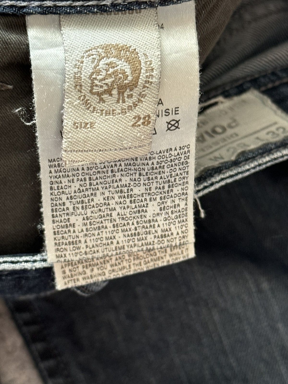 Diesel × Diesel Black Gold Diesel 28/32 POIAK wash 0088z denim pant trouser Jean chino Size US 28 / EU 44 - 16 Thumbnail