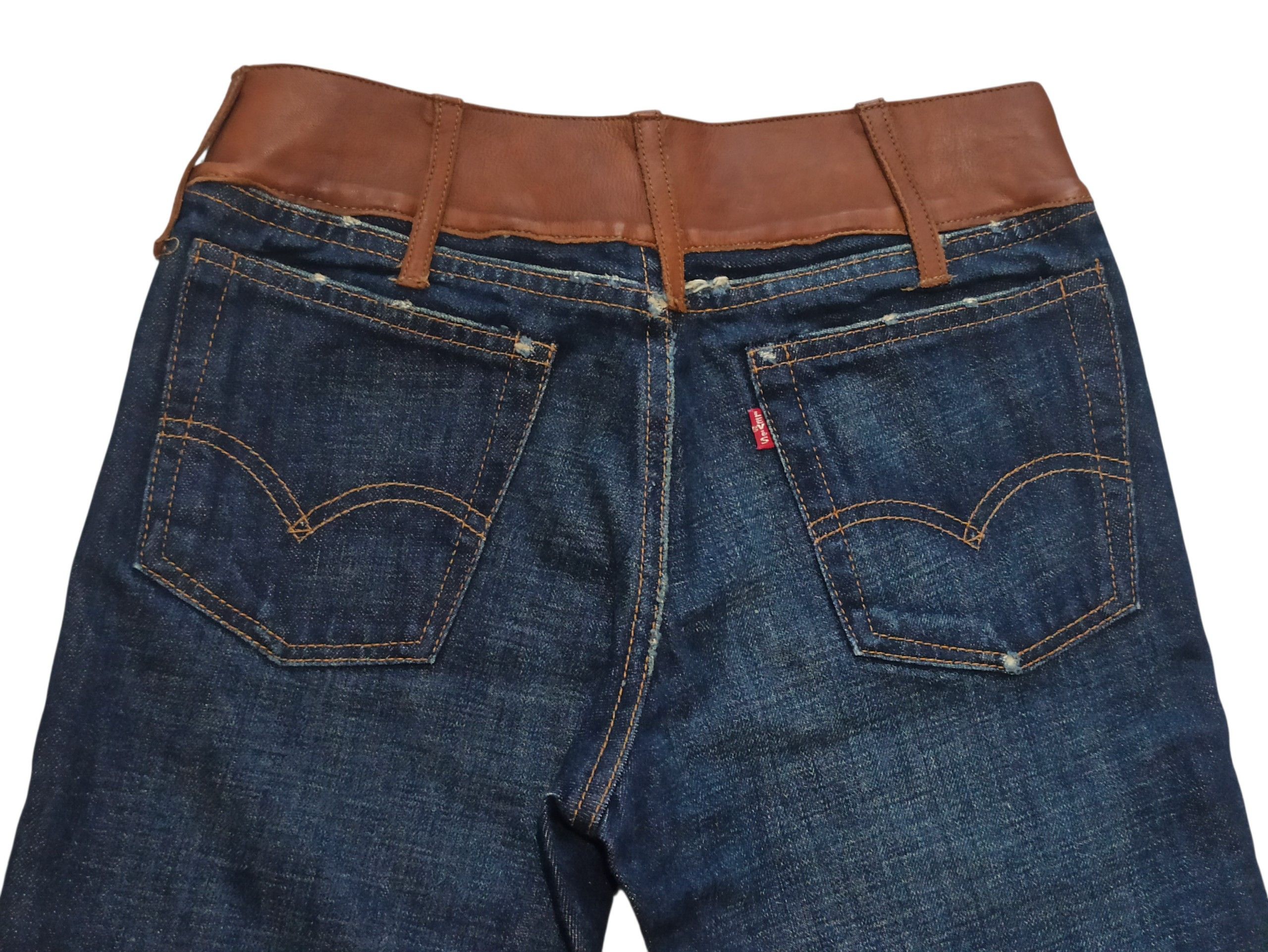 Levi's Levi's Rare Big E Leather Waistband Jeans Made In USA W28 Size 28" / US 6 / IT 42 - 7 Thumbnail
