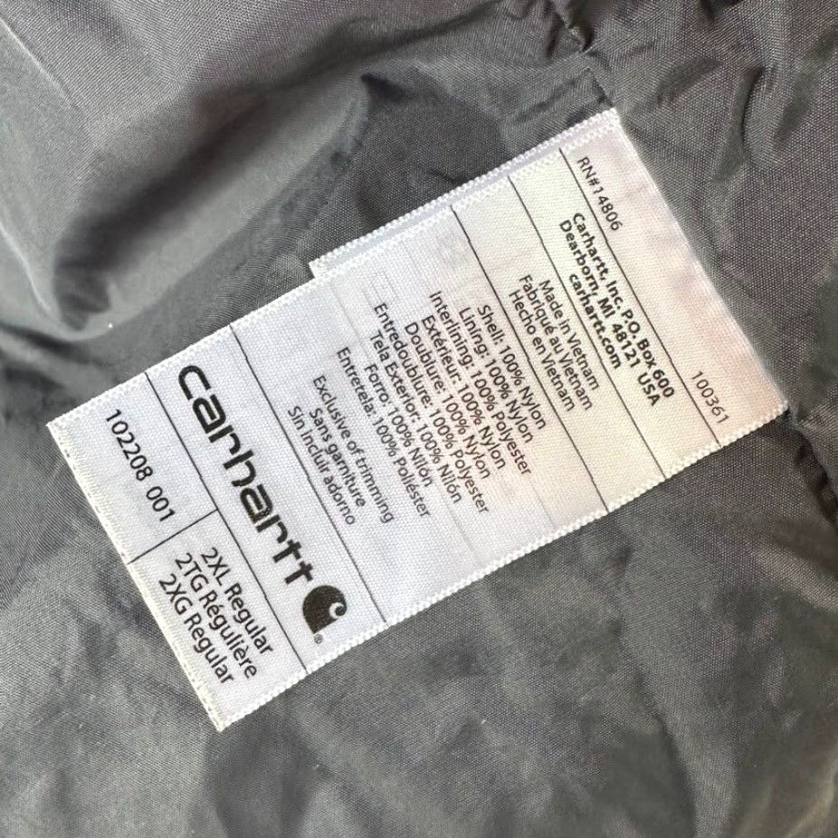 Carhartt Carhartt Jacket Mens 2XL Puffer Rain Defender Insulated Lightweight Black Size US XXL / EU 58 / 5 - 5 Thumbnail