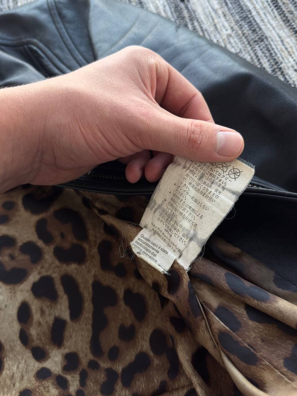 Dolce & Gabbana DOLCE & GABBANA LEATHER JACKET BLACK LEOPARD WOOMEN’S RARE Size M / US 6-8 / IT 42-44 - 14 Thumbnail