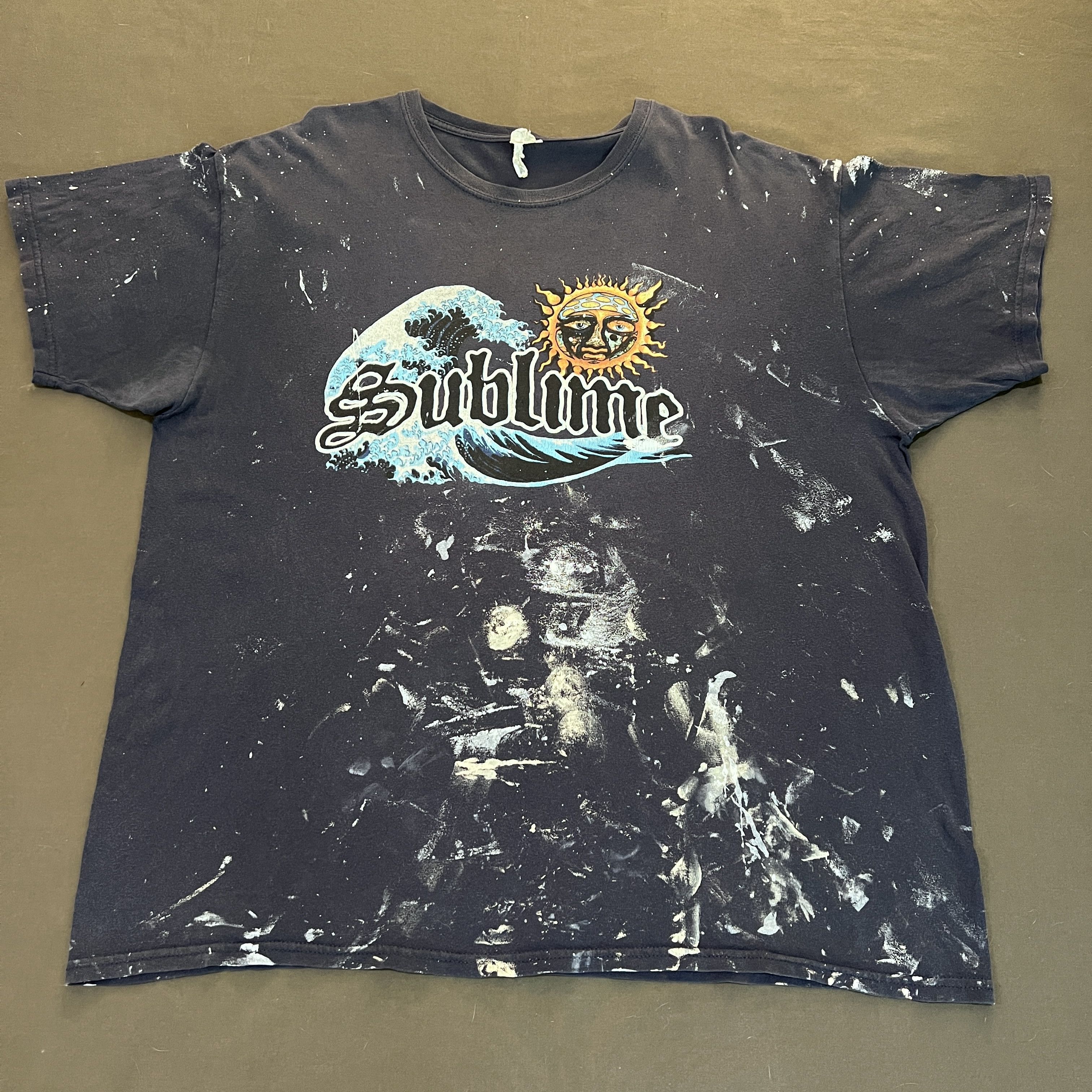Band Tees Vintage Y2K Sublime Skunk Records Tee Thrashed Distressed Size US XL / EU 56 / 4 - 3 Thumbnail