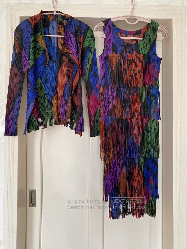 Issey Miyake Issey Miyake Tassel Coat Size L / US 10 / IT 46 - 2 Thumbnail