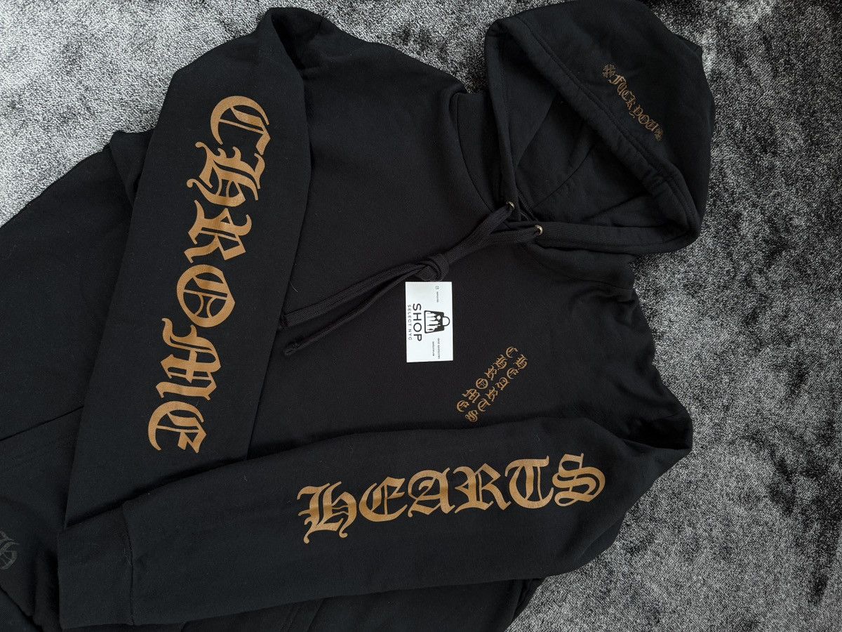 Chrome Hearts NEW CHROME HEARTS BROWN VERTICAL F*CK YOU PULLOVER HOODIE Size US L / EU 52-54 / 3 - 3 Thumbnail