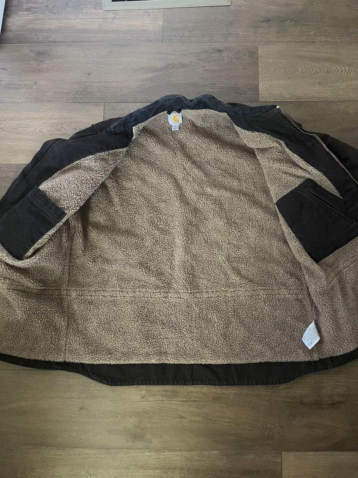 Carhartt Dark brown carhartt C61 bomber jacket Sherpa lined. Size XL Size US XL / EU 56 / 4 - 2 Thumbnail