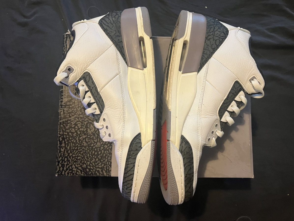 Jordan Brand Jordan 3 Retro "Cement Grey" Size US 13 / EU 46 - 2 Thumbnail