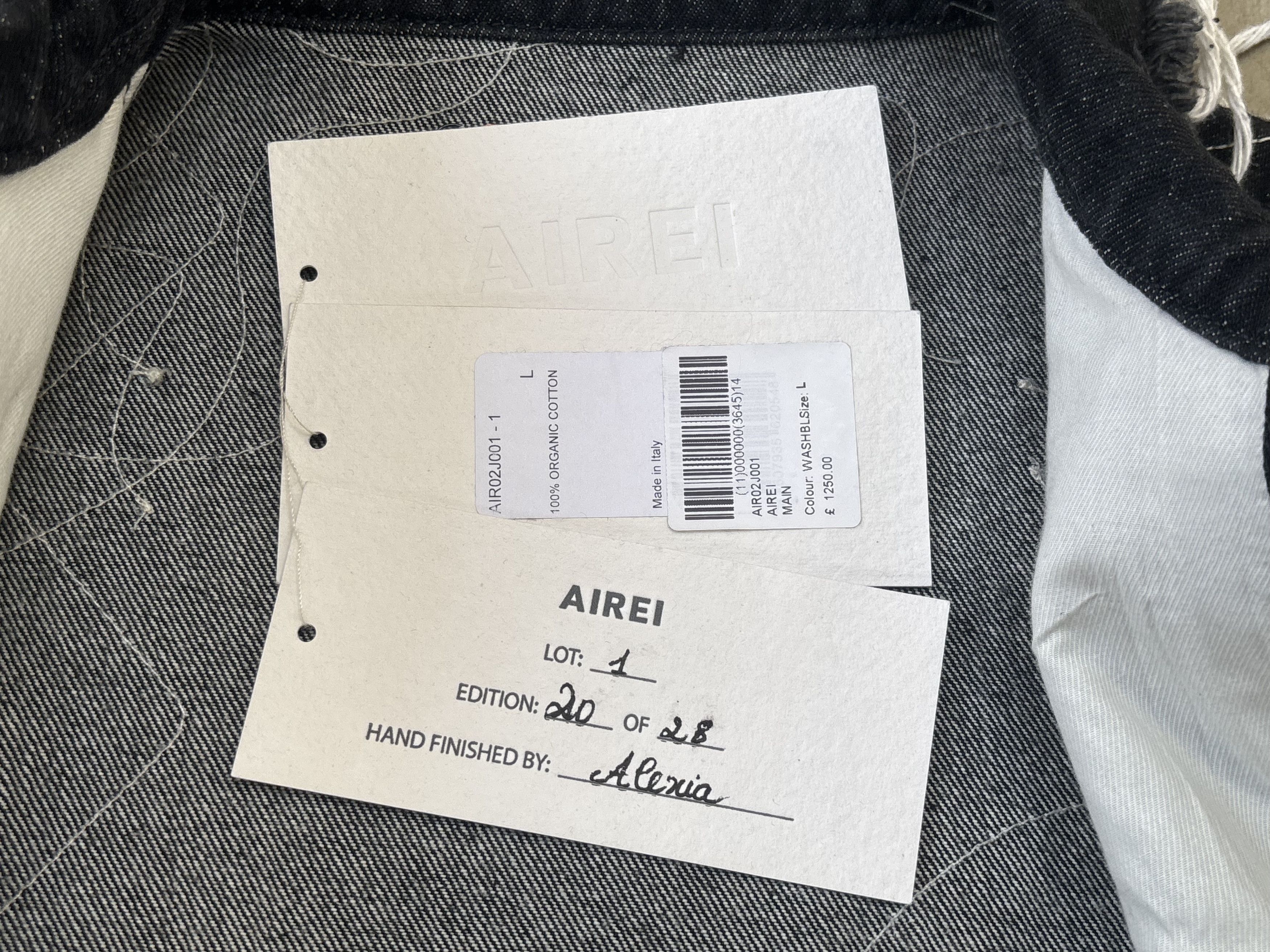 AIREI Airei Cargo Denim Chainlink Jacket Size US L / EU 52-54 / 3 - 8 Thumbnail