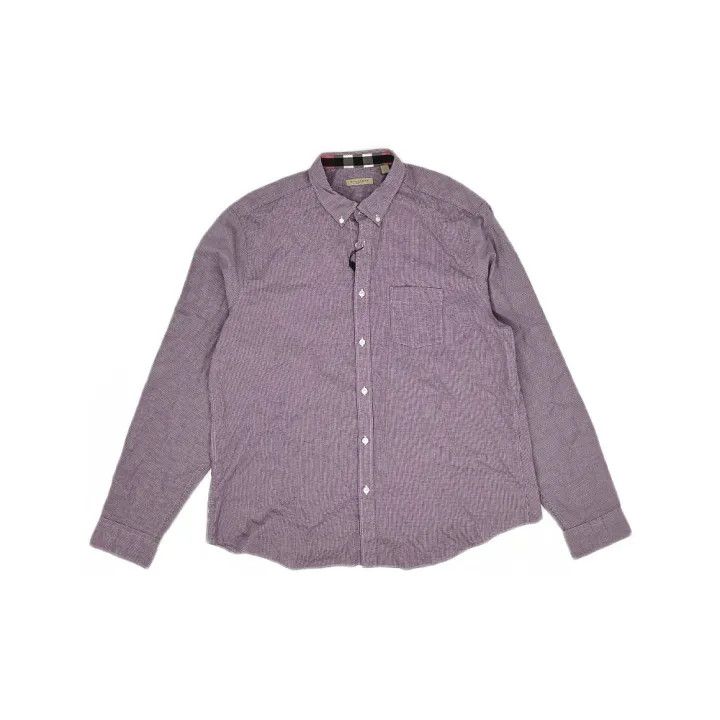 Burberry Burberry Casual Button-Up Long Sleeve Shirt 0079 Size XXL / US 16-18 / IT 52-54 - 1 Thumbnail