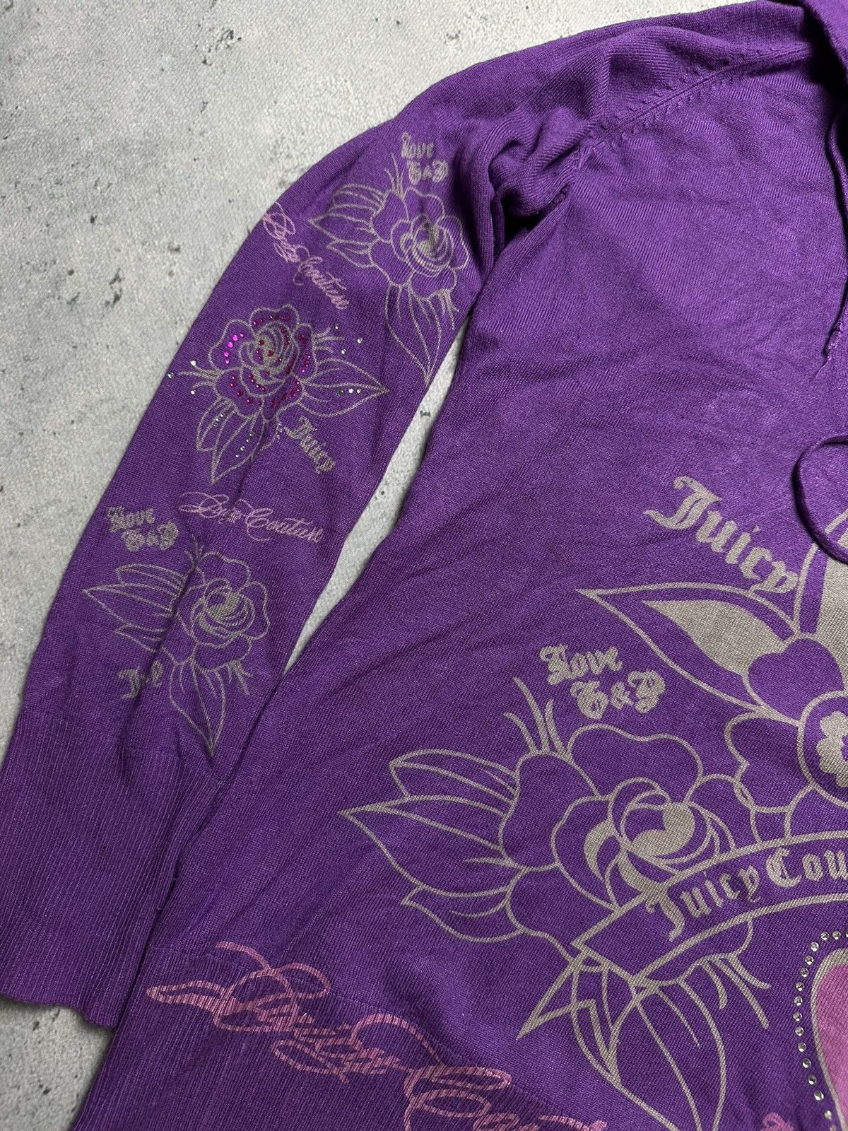 Juicy Couture Juicy Couture Hoodie Dress Tunik Vintage Made in America USA Size S / US 4 / IT 40 - 8 Thumbnail