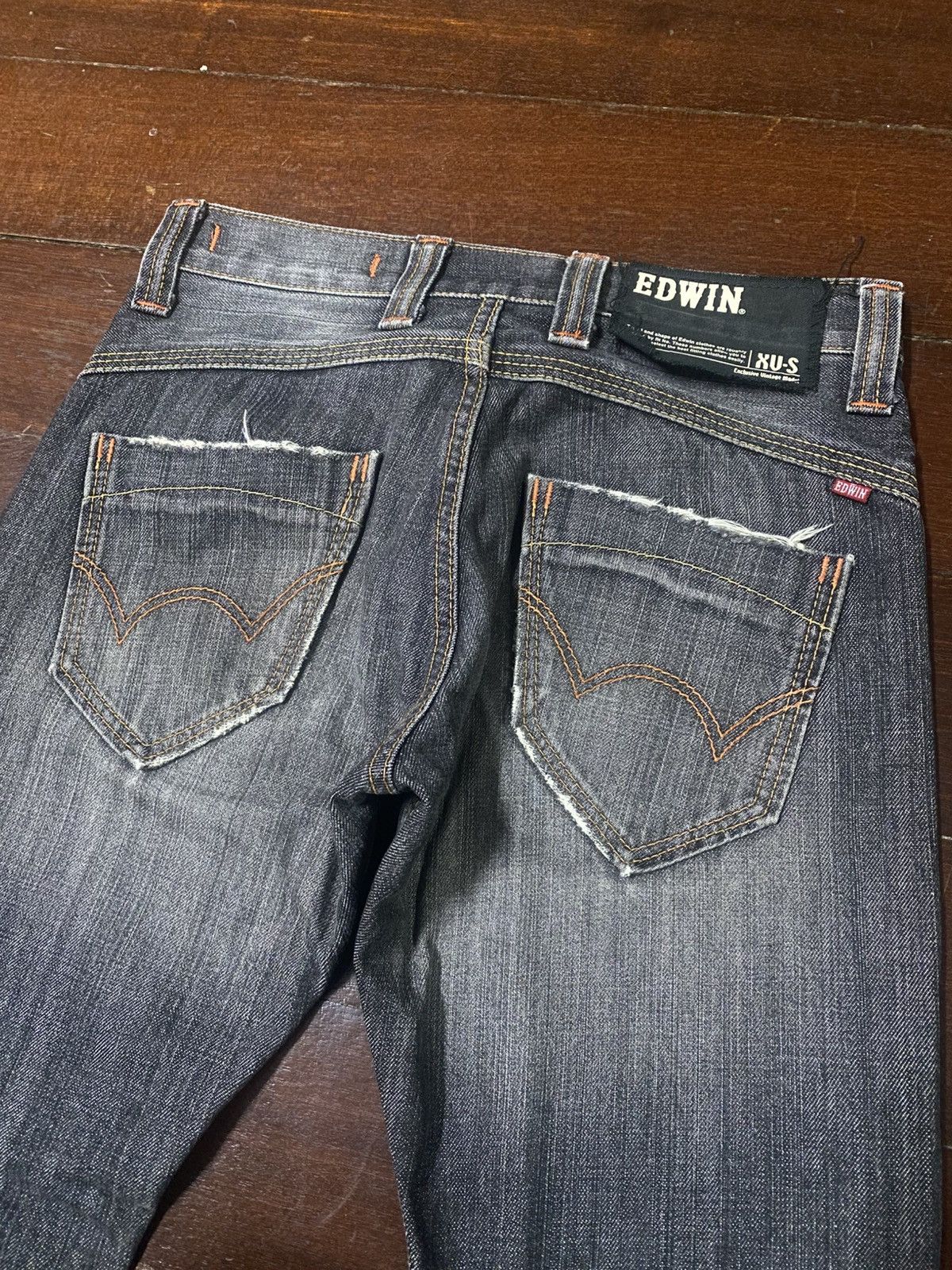 Edwin Edwin Xvs Clawmark Faded mud wash Denim Jeans Size US 32 / EU 48 - 13 Thumbnail